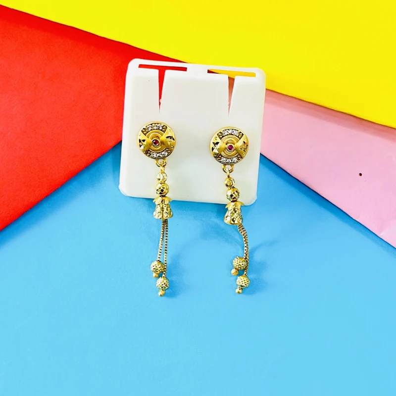 traditional gold drop earrings