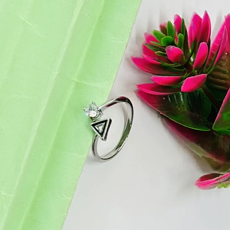 sterling silver bow ring
