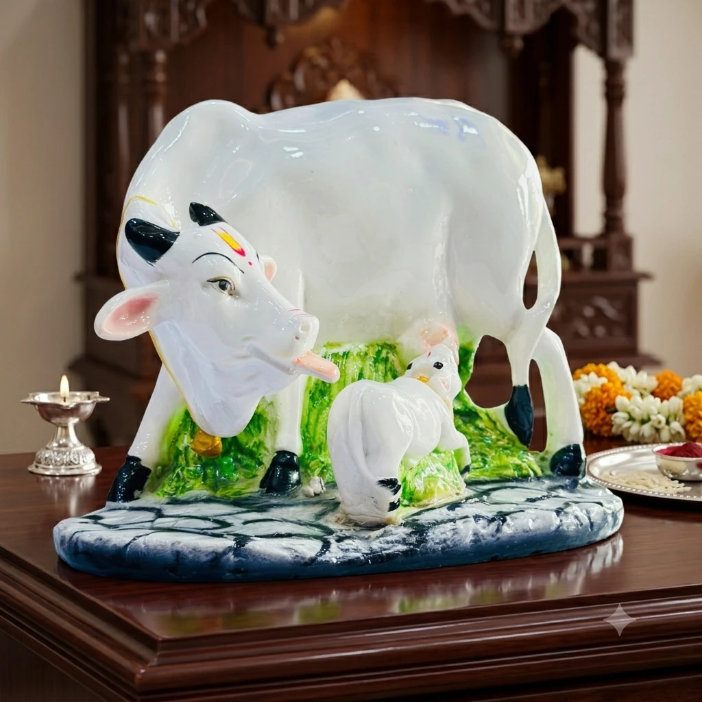 Kamdhenu Cow murti