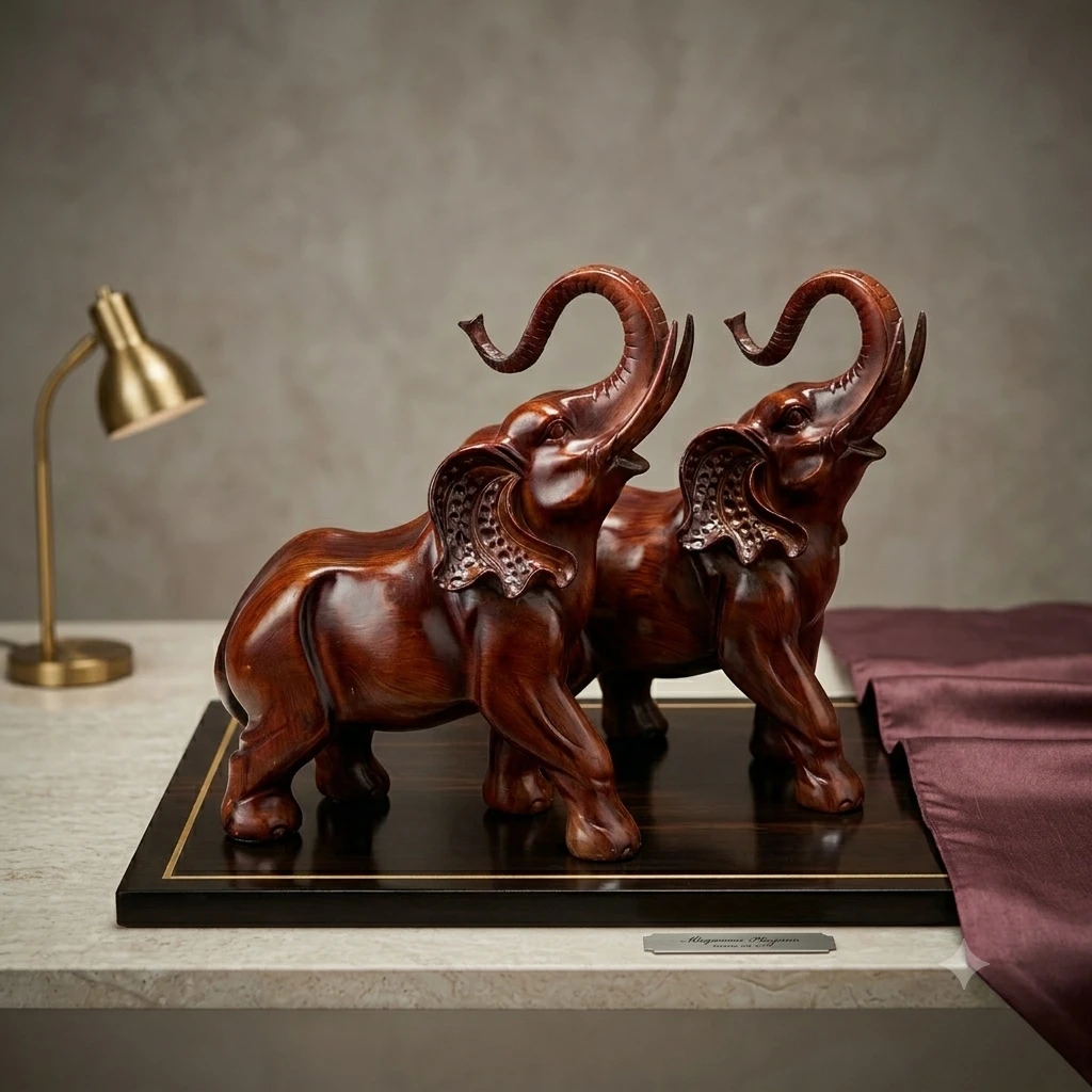 Wooden Elephant statue