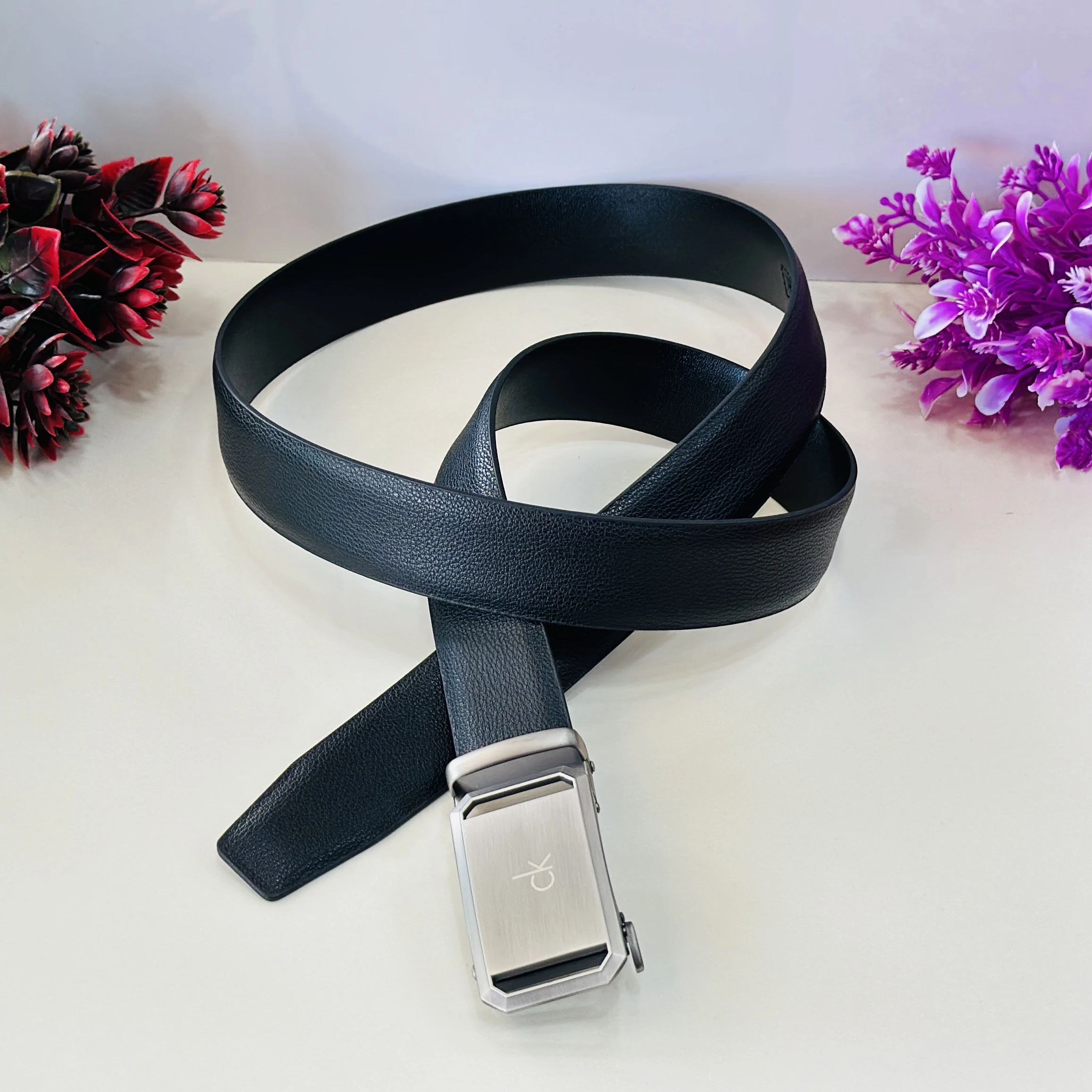 Men Black Casual Belts