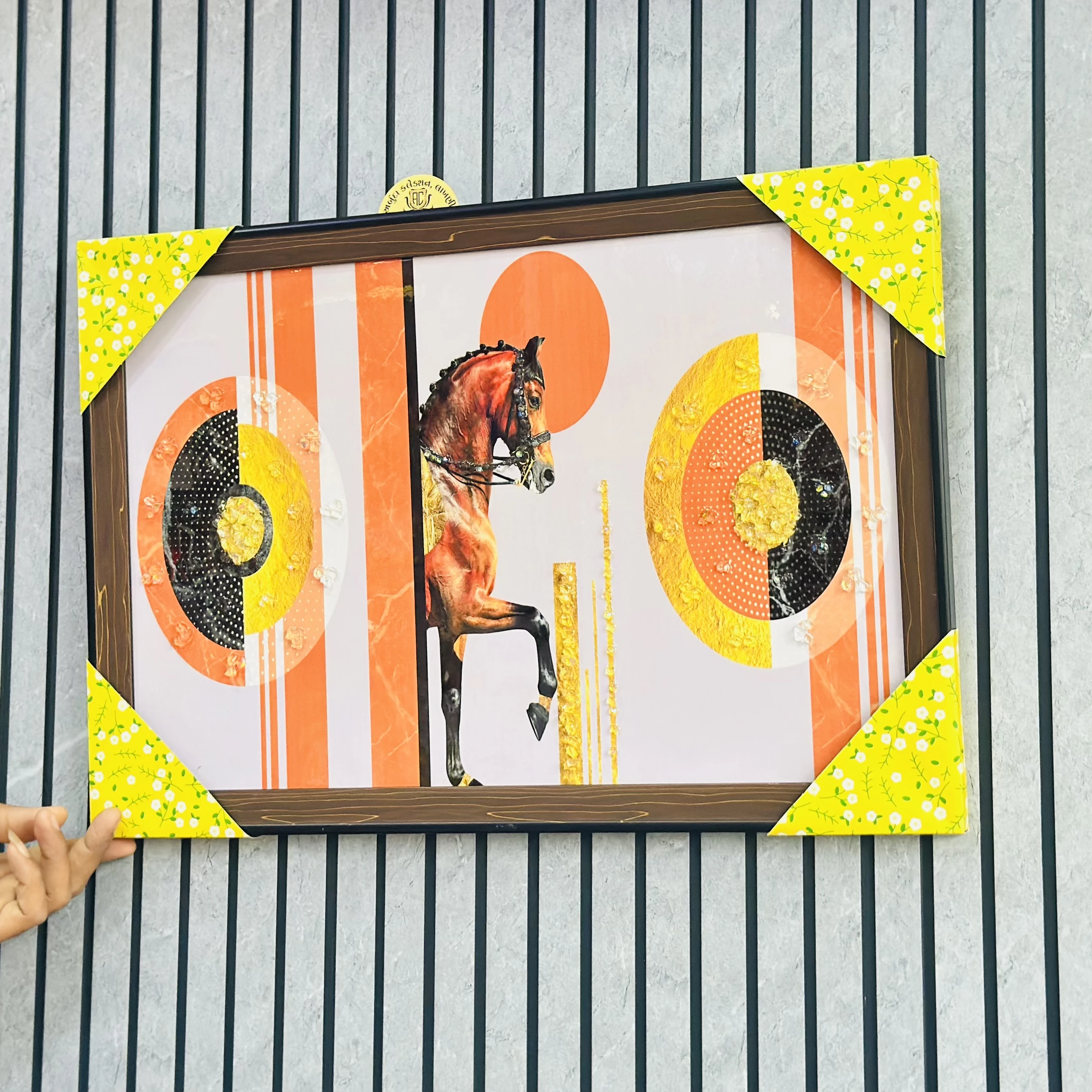 art print featuring a horse(SKU-2HHCDJ)