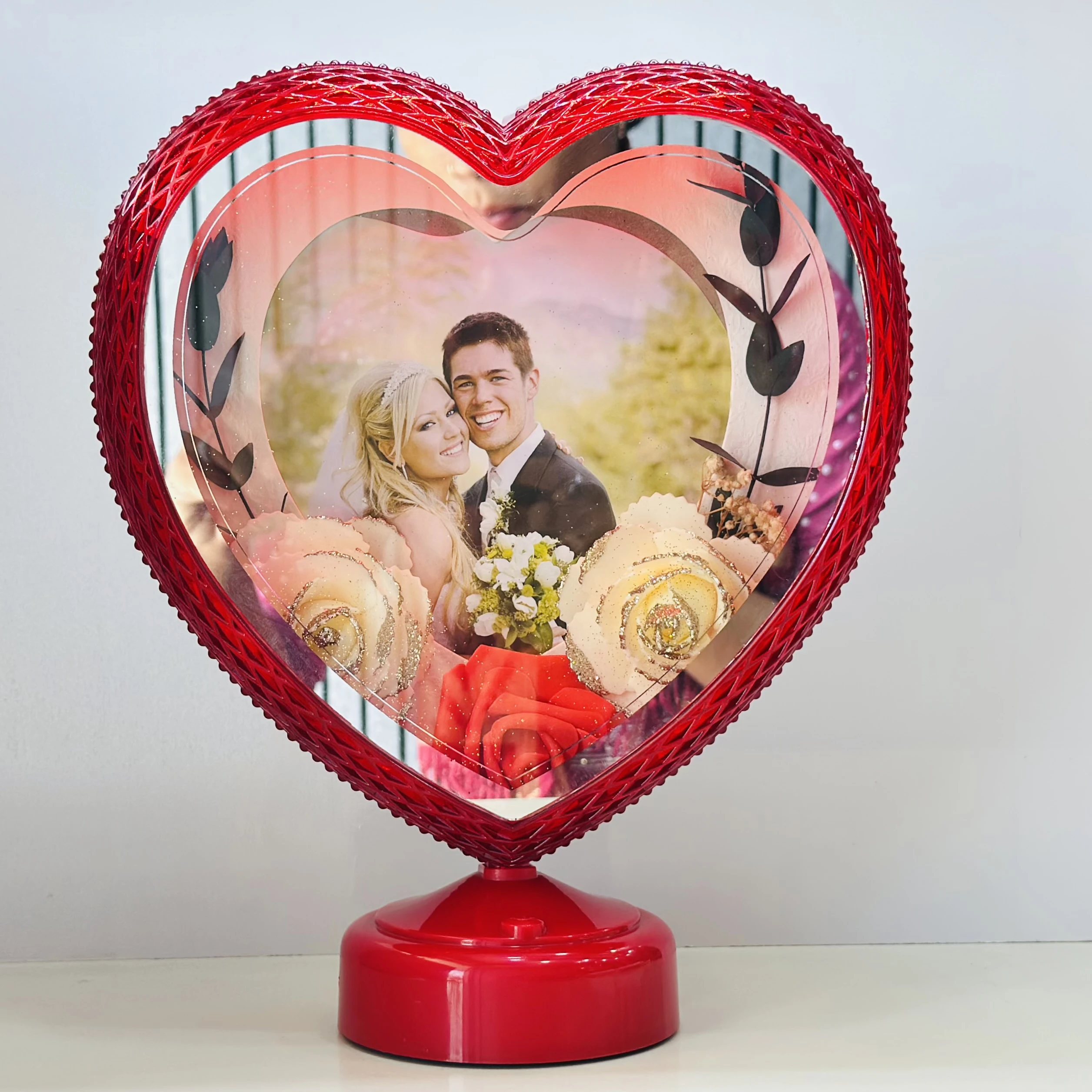 Red Heart LED Photo Frame (SKU-FULWOB)