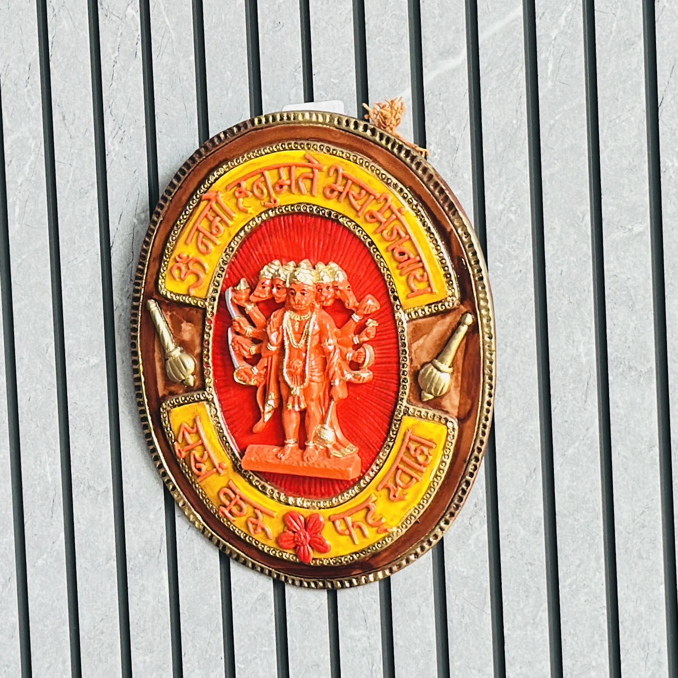 Panchmukhi Hanuman wall hanging idol  …3YBUNW