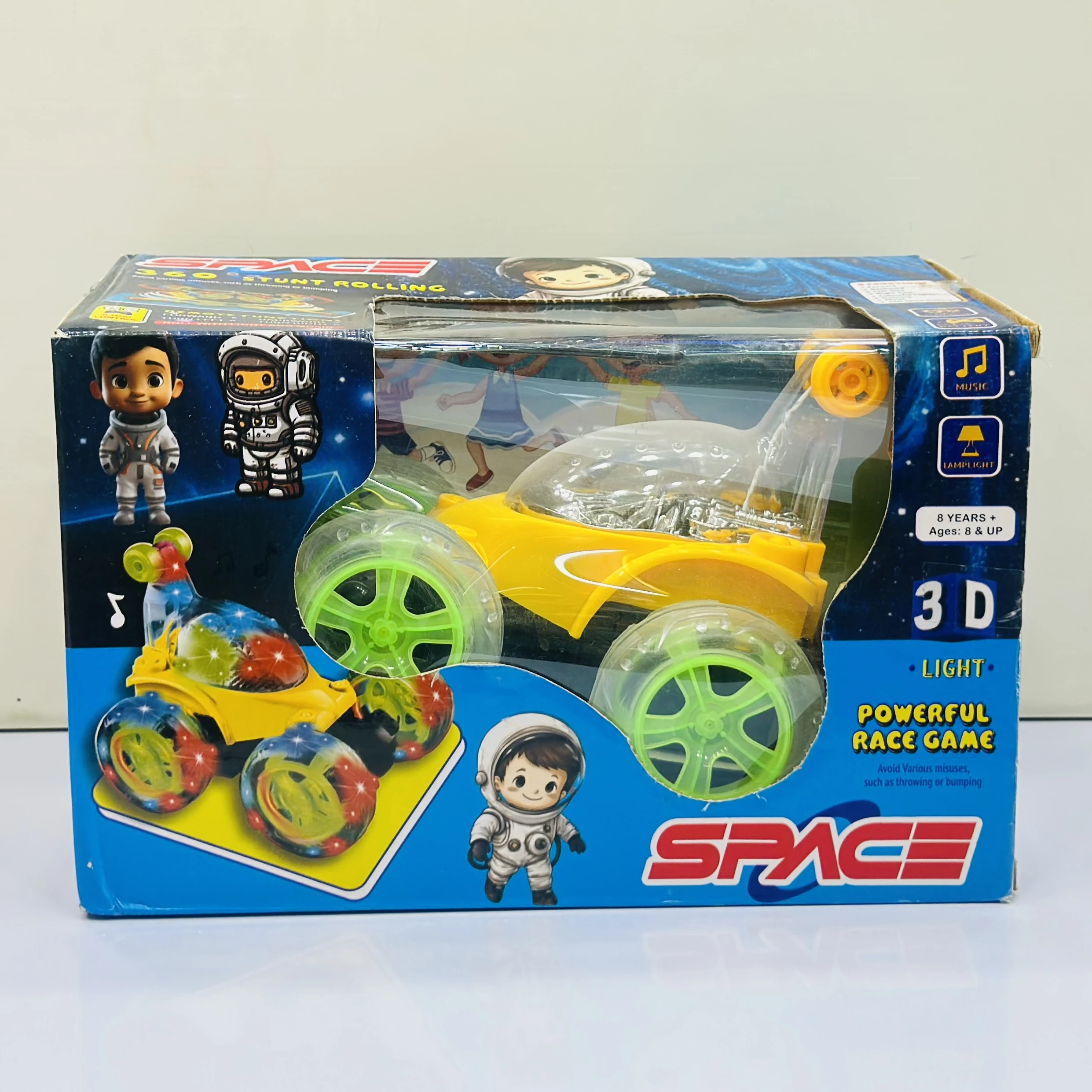 Remote control stunt car