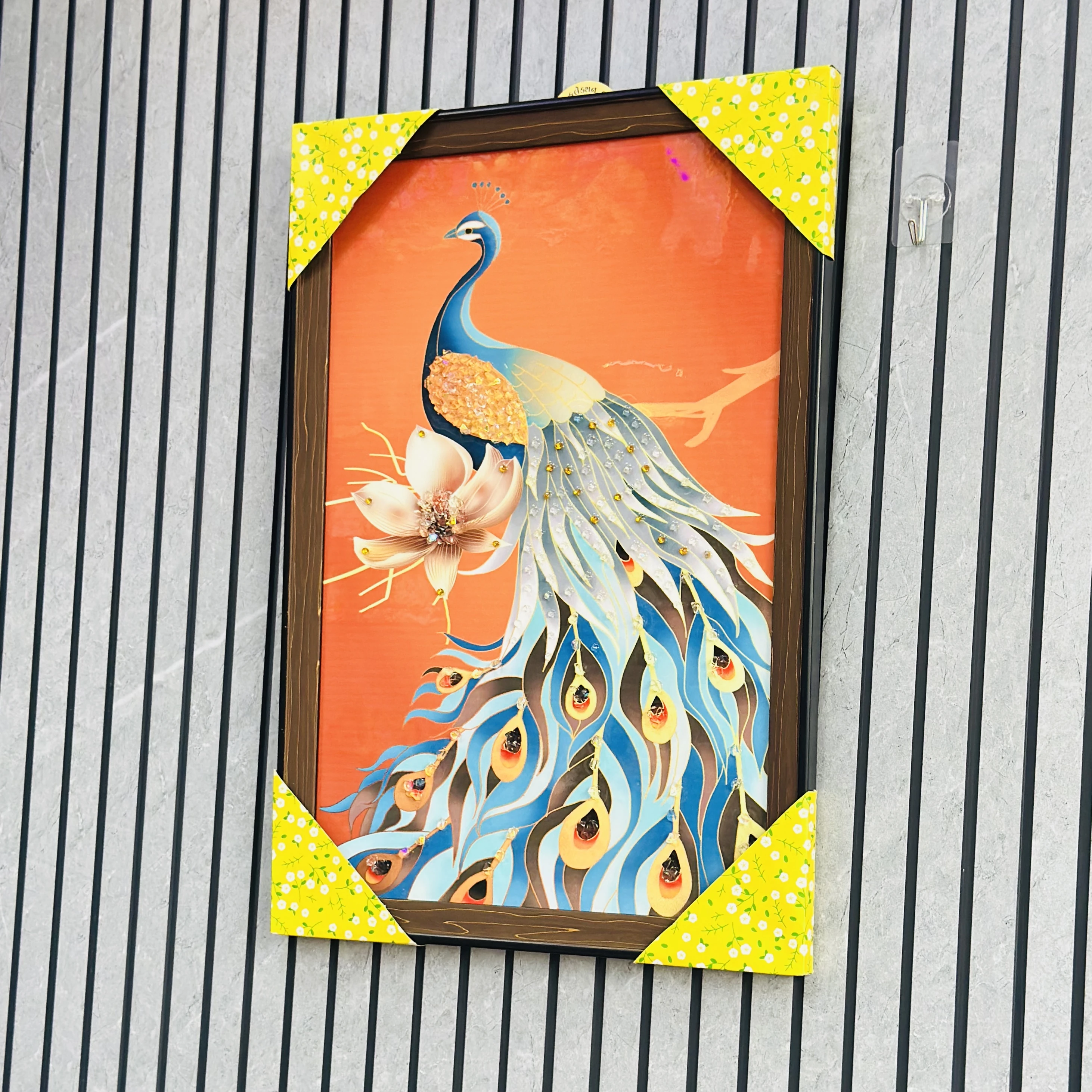 peacock wall art(SKU-L1MU48)