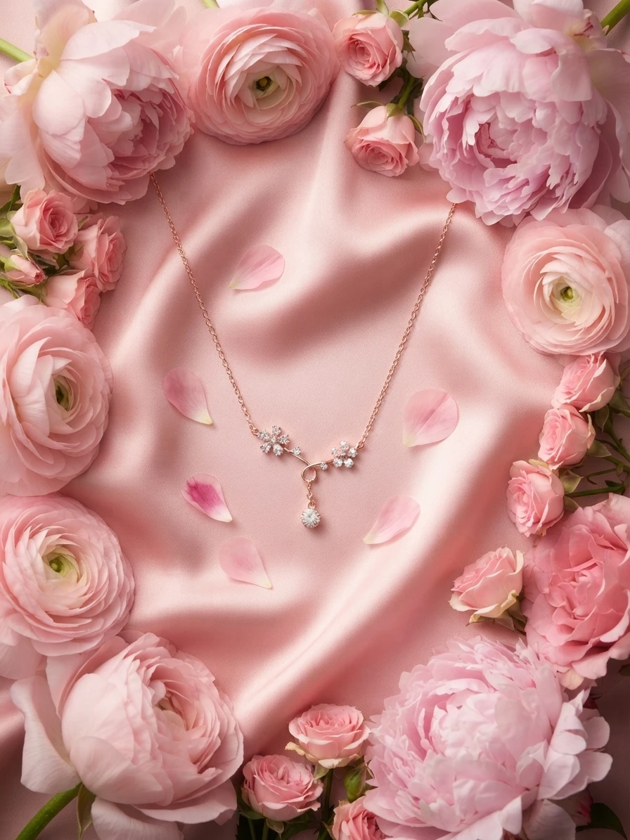 Rose  gold chain necklace