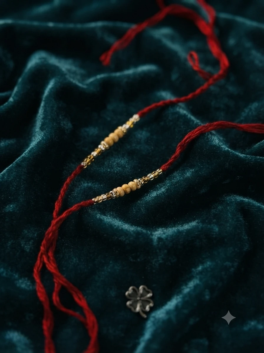 set of three Arbuda Rakhi designer rakhis,