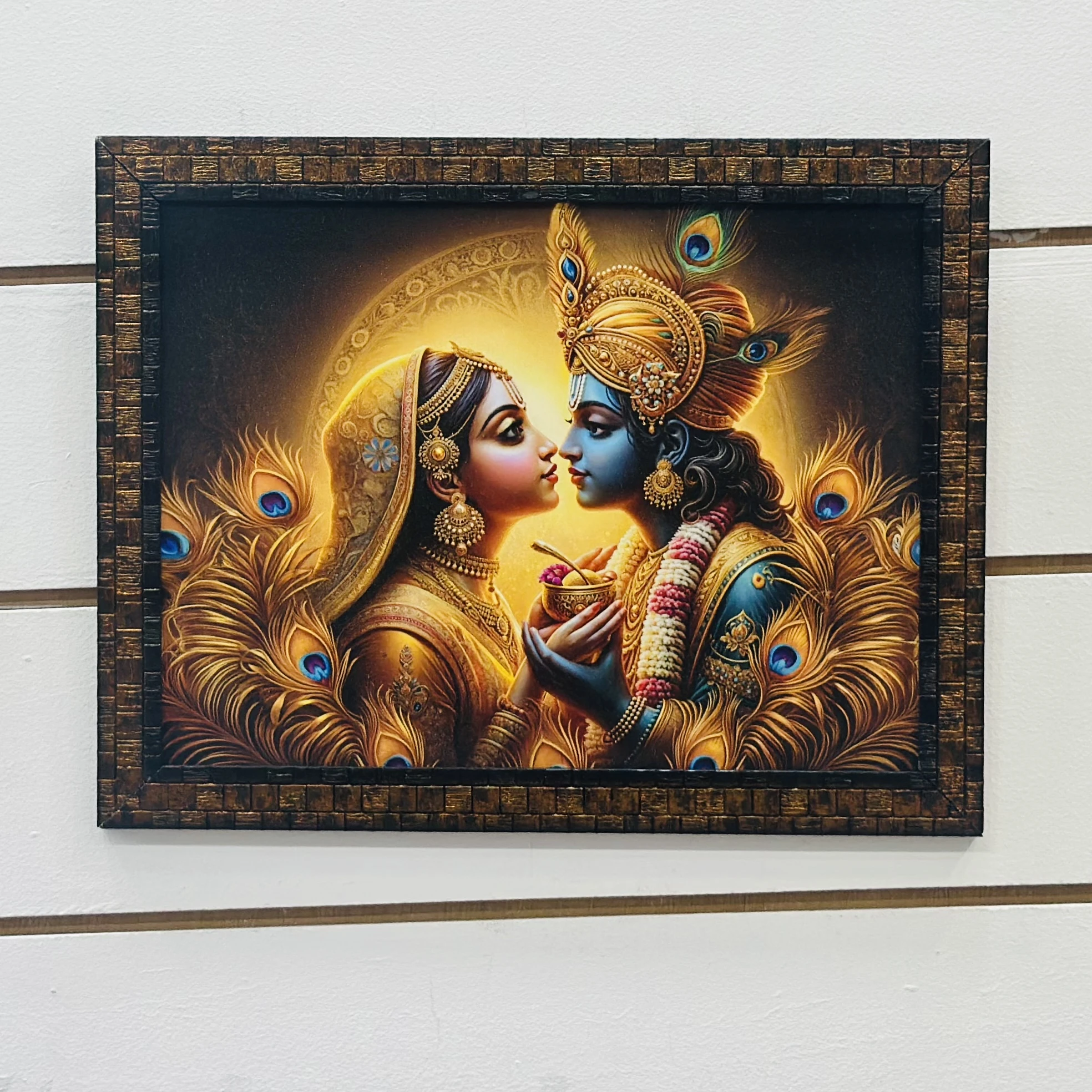 Radha Krishna Trendy Modern Art(SKU-REOUL6)