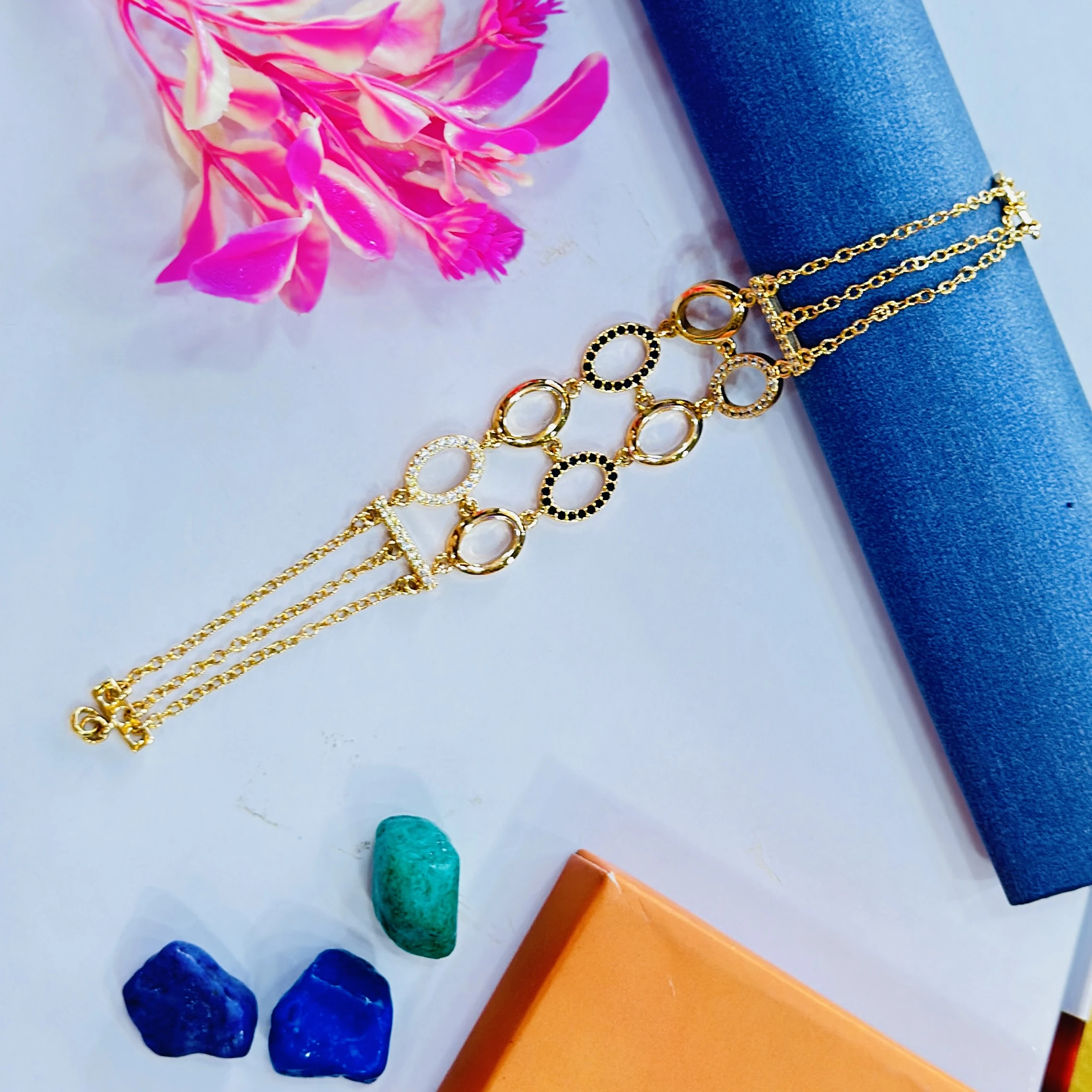 American diamond fancy bracelet