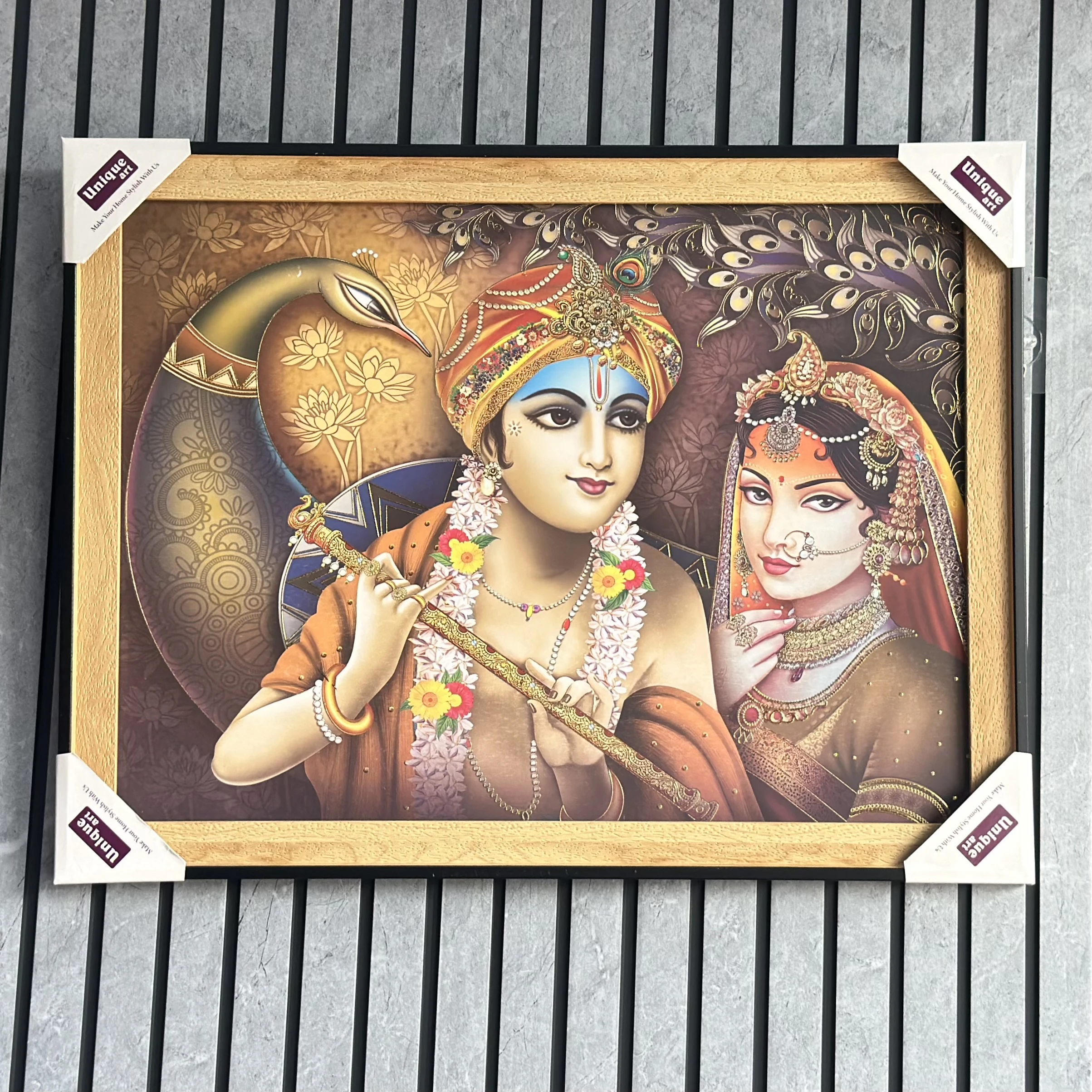 Radha Krishna photo frame(SKU-5OOJX3)