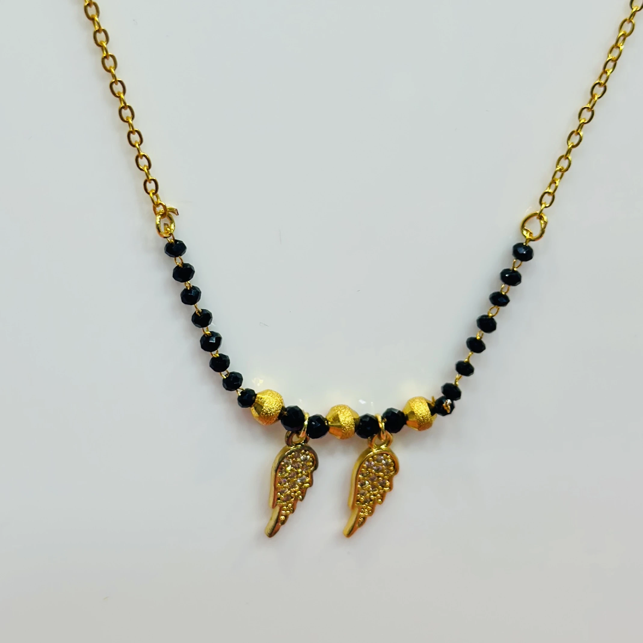 Gold plated mangalsutra