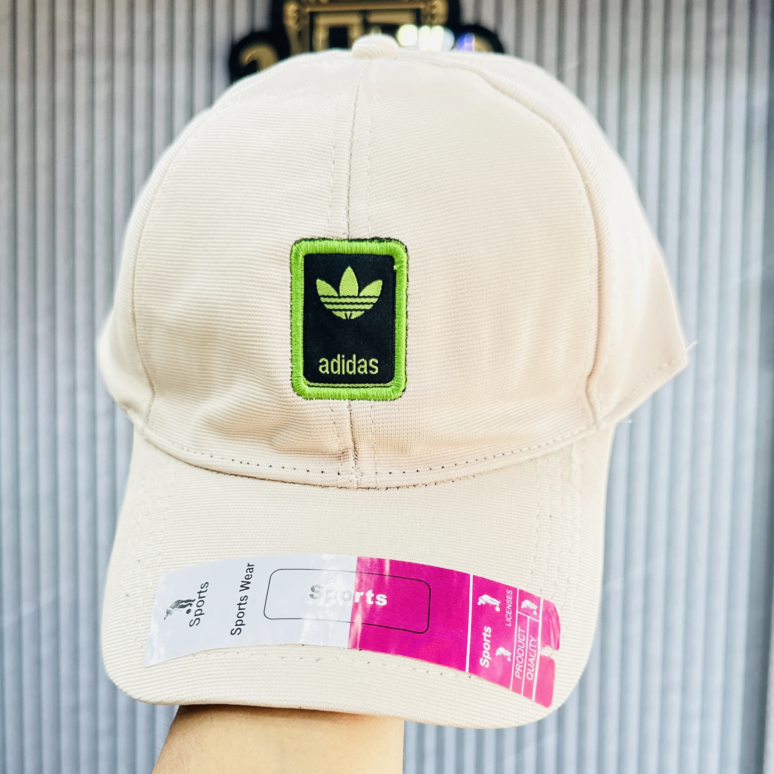 Adidas Originals beige baseball cap