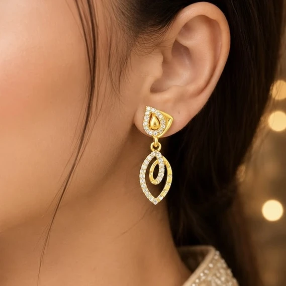 Joyalukkas 22K gold earrings