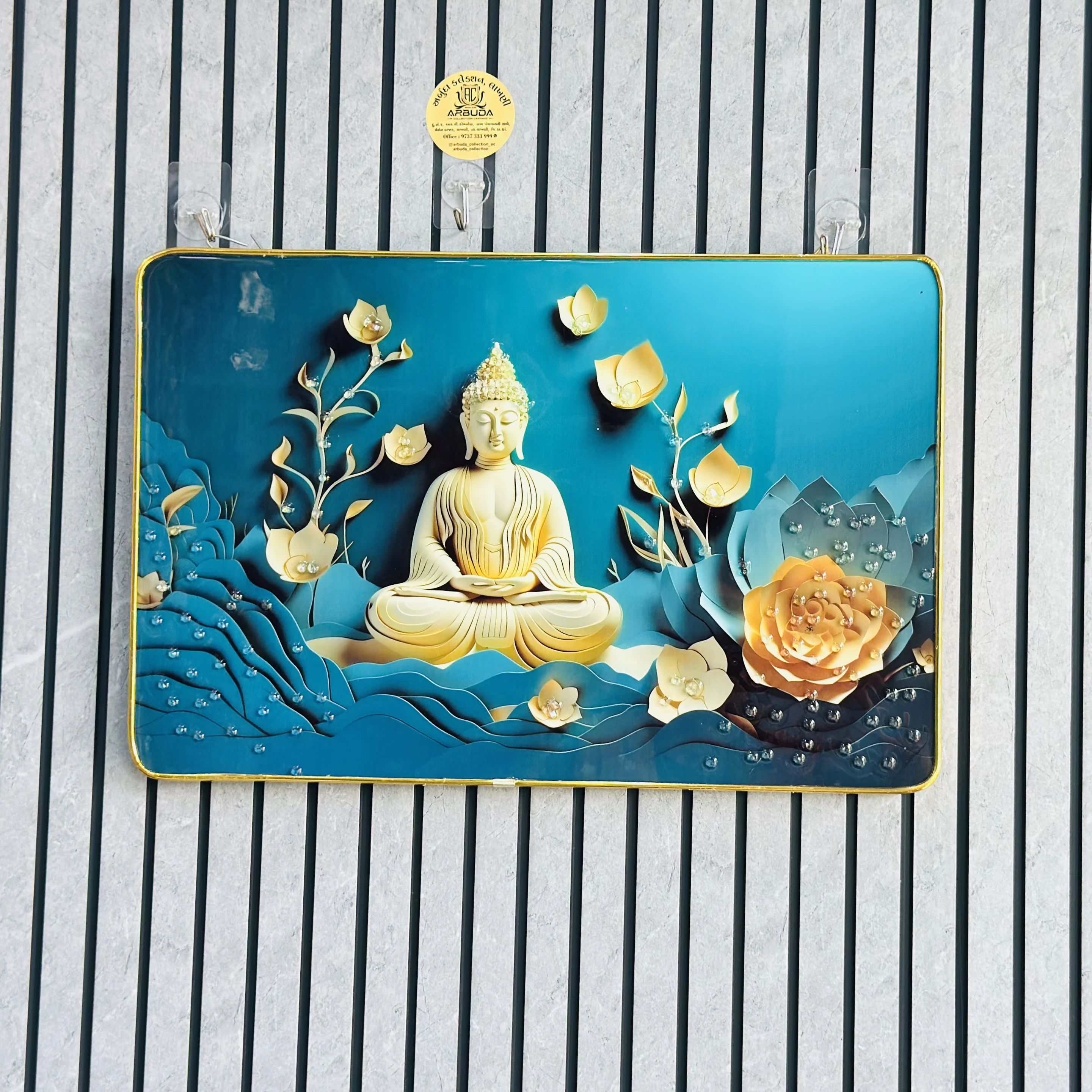 Gautam buddha wall art (SKU -Q2H5R7)