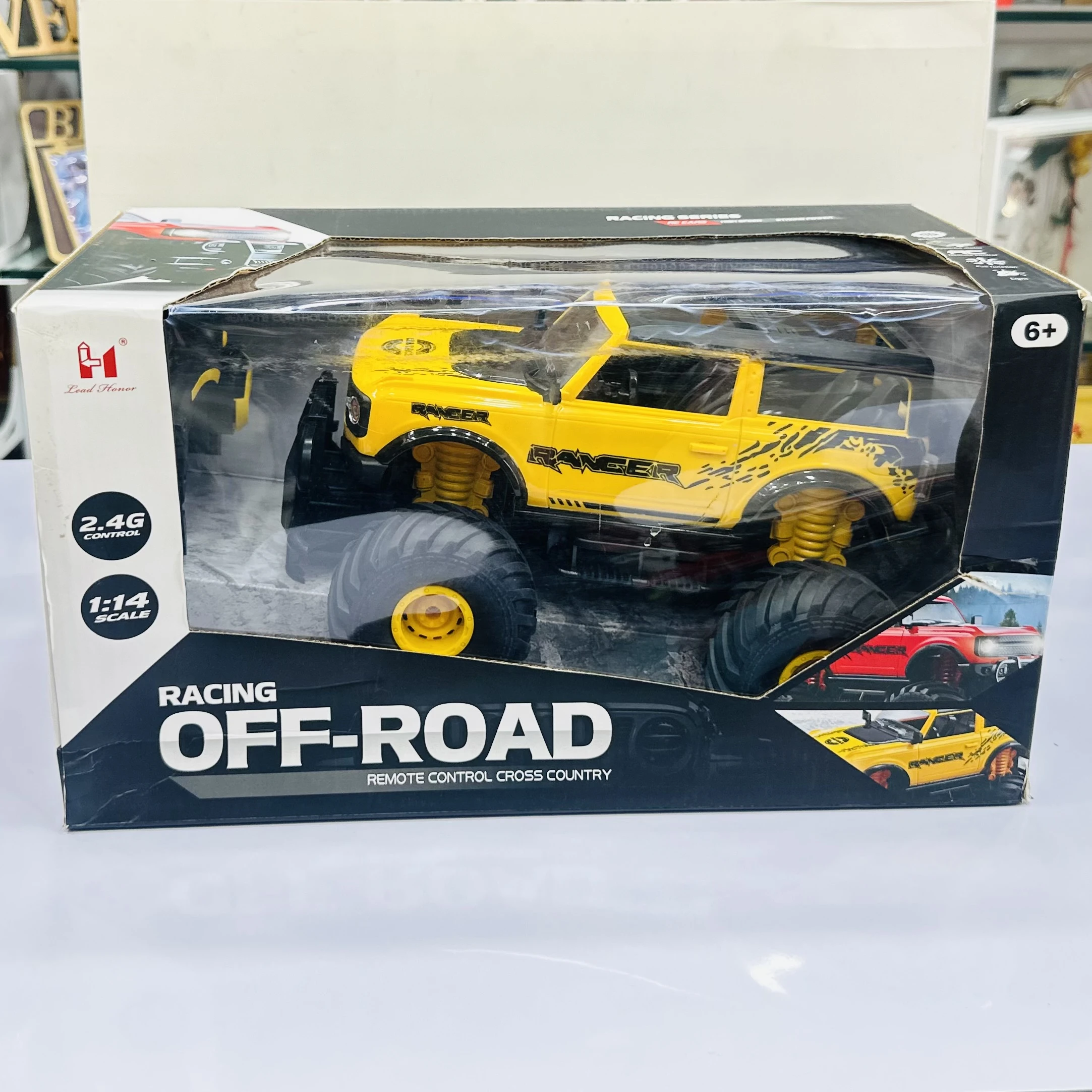 New Bright or similar brand 1:14 scale "Racing Off-Road" remote control Ford Bronco toy truck
