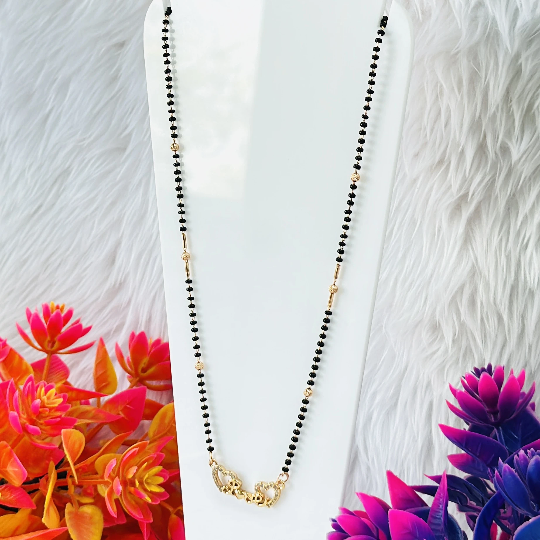 Gold plated mangalsutra