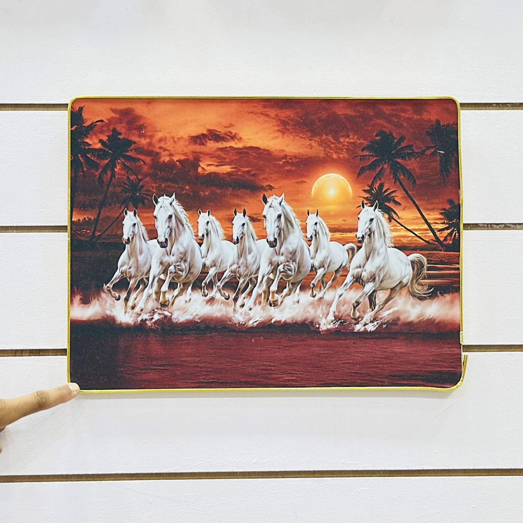 Seven Horse Vastu Painting……NQEN4E