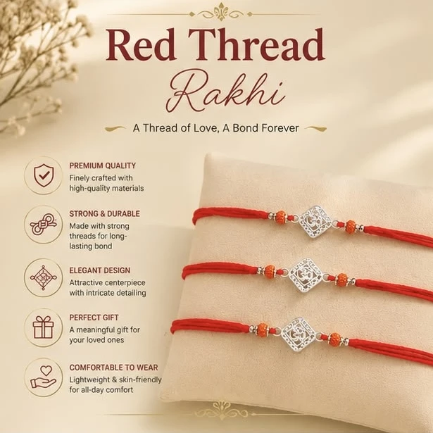 Red Thread Rakhis