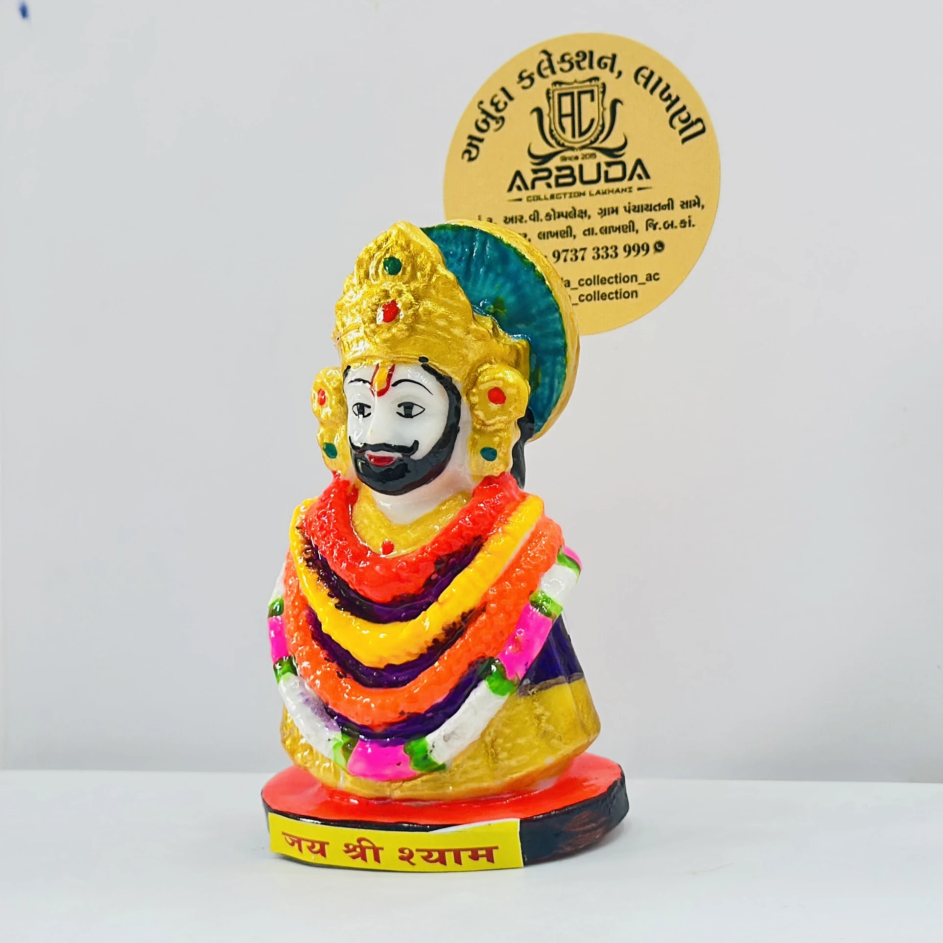 Khatu Shyam Ji idol.
