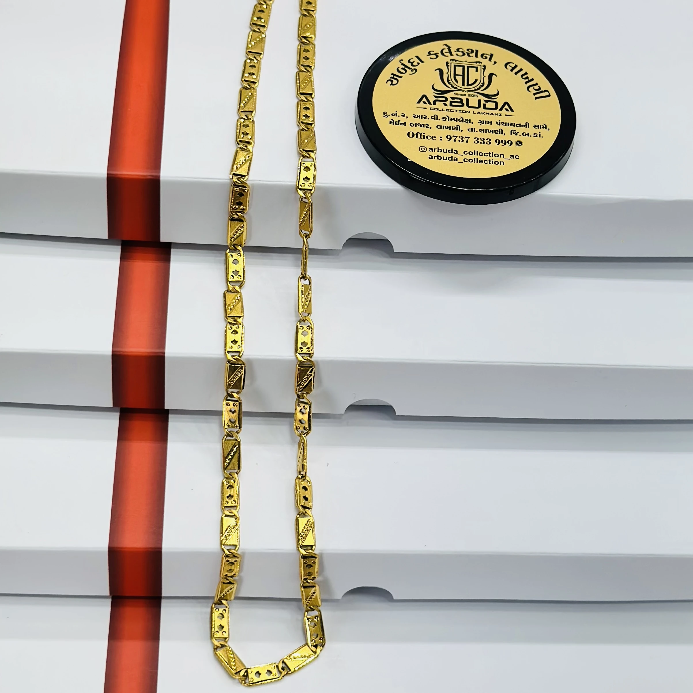 Gold plated design chain