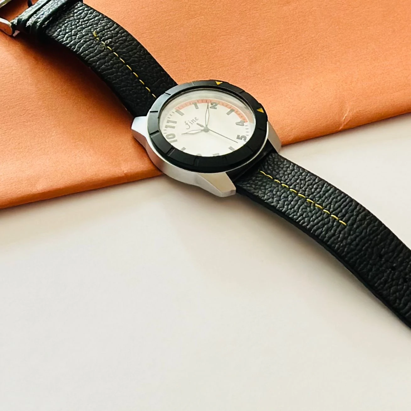Black analog watch For man’s