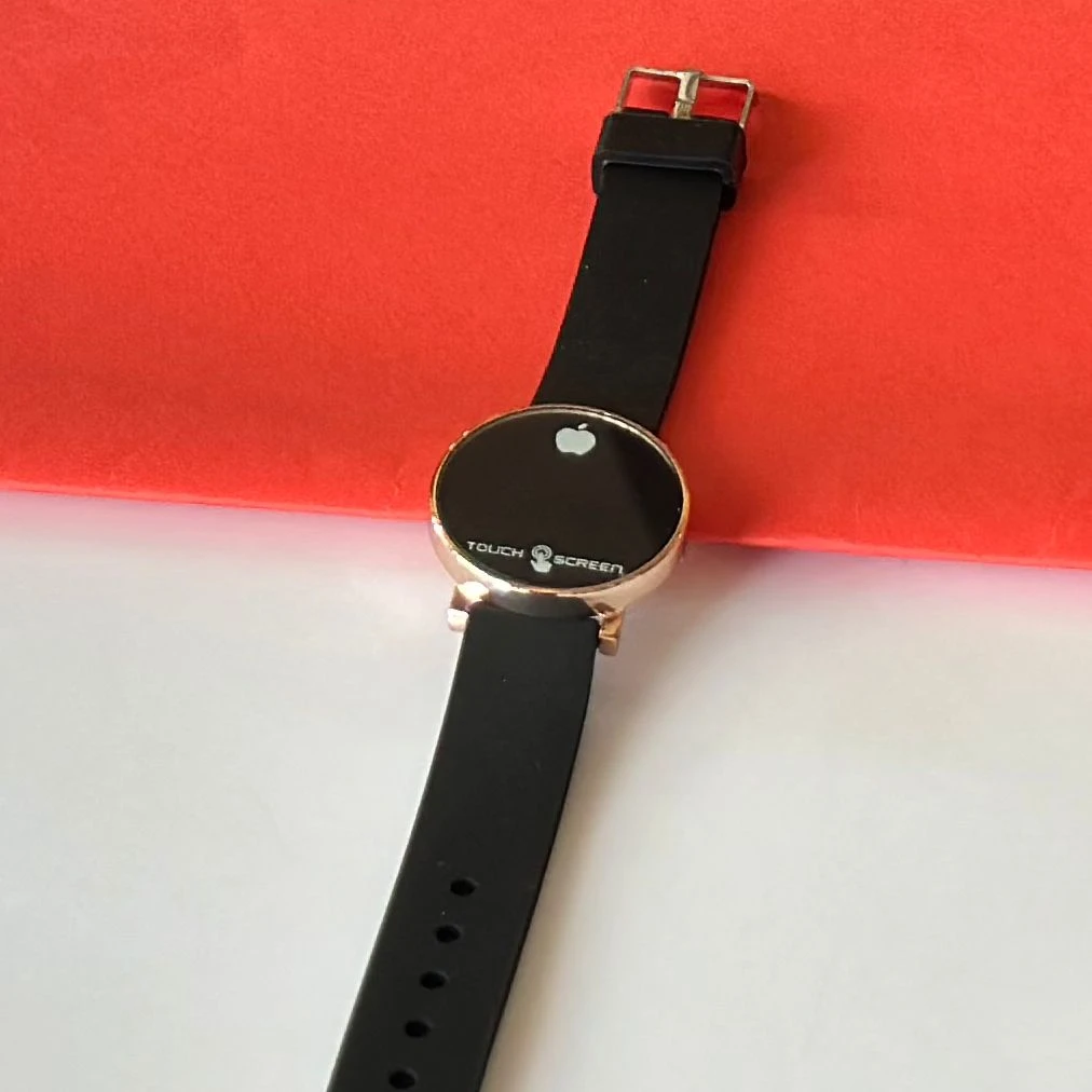 Kids digital watch with a silicone strap
