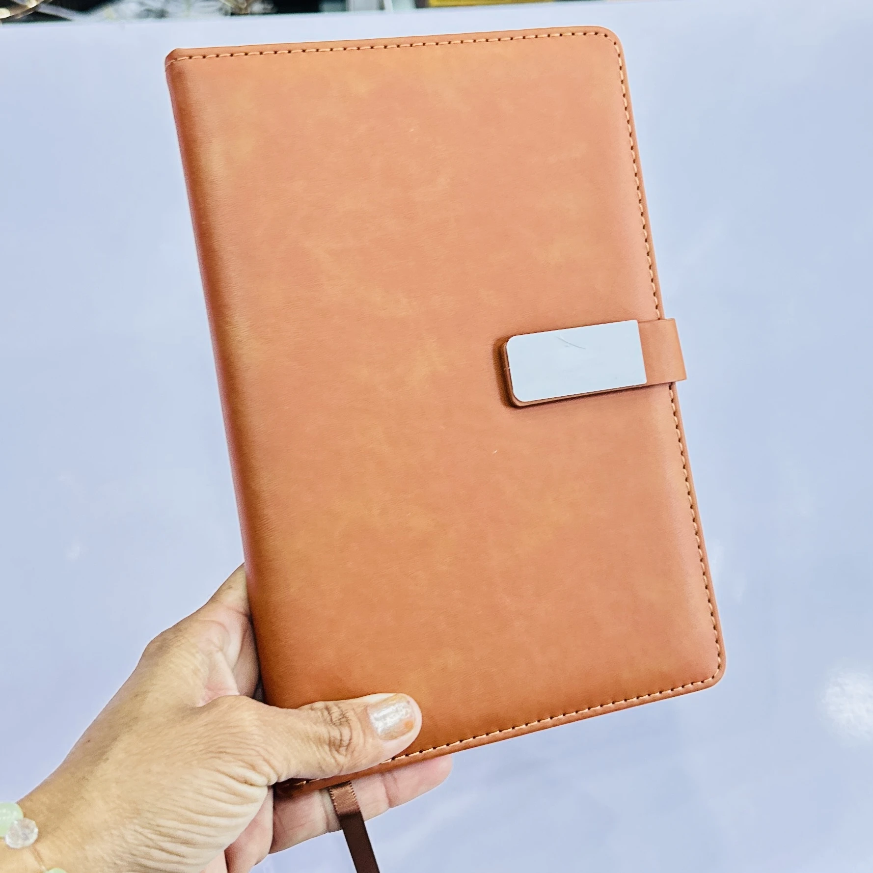 SWISS HORN artificial PU leather diary
