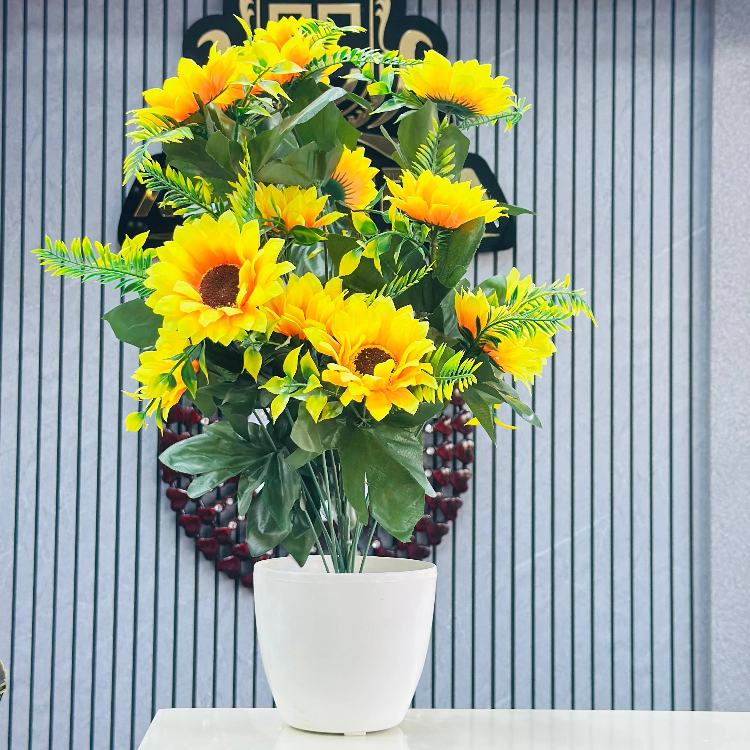 Artificial Flowers in Pot Simulation Flower