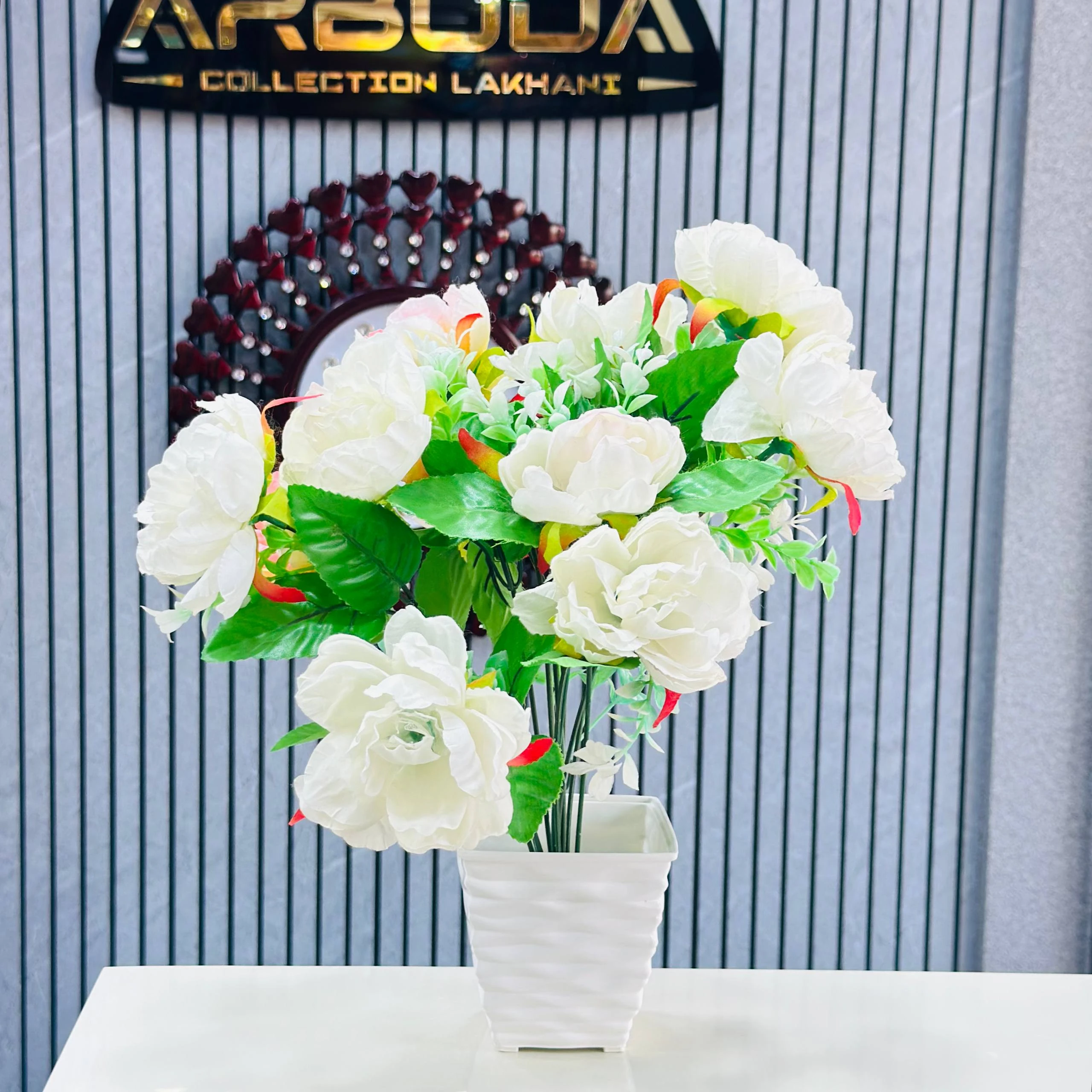 Artificial Flowers in Pot Simulation Flower