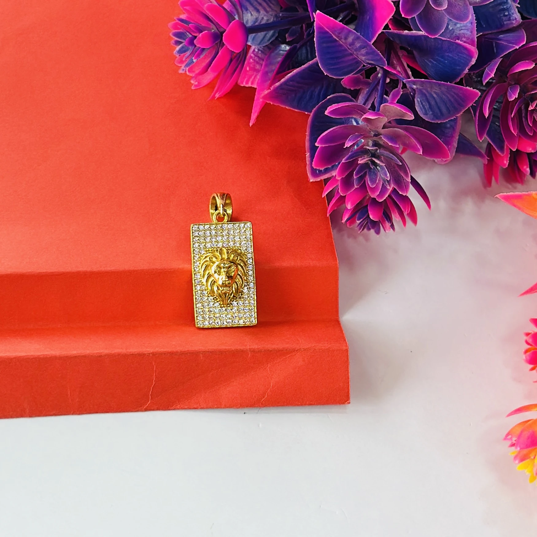 Gold plated pendant