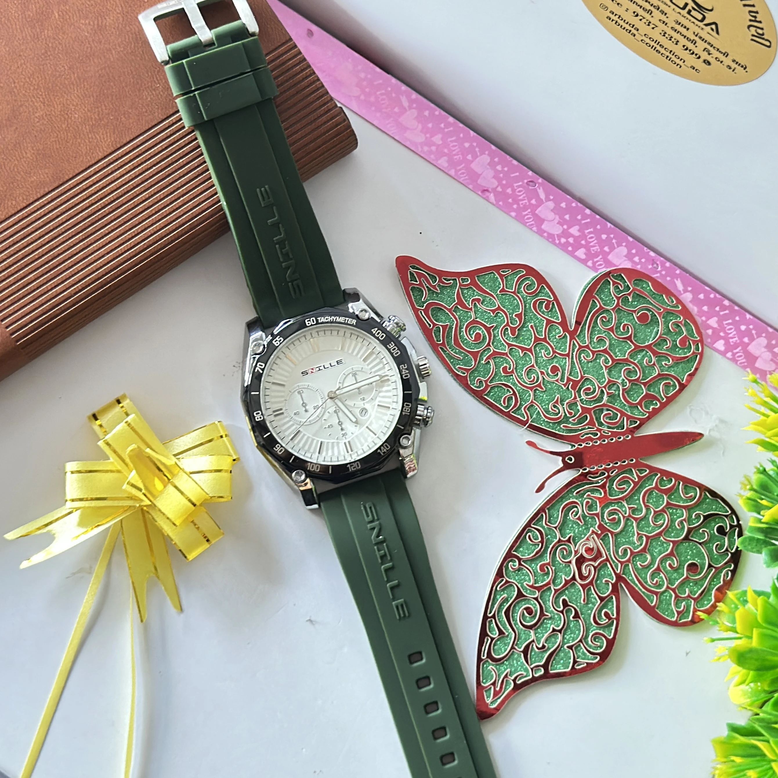 Snille brand analog wristwatch