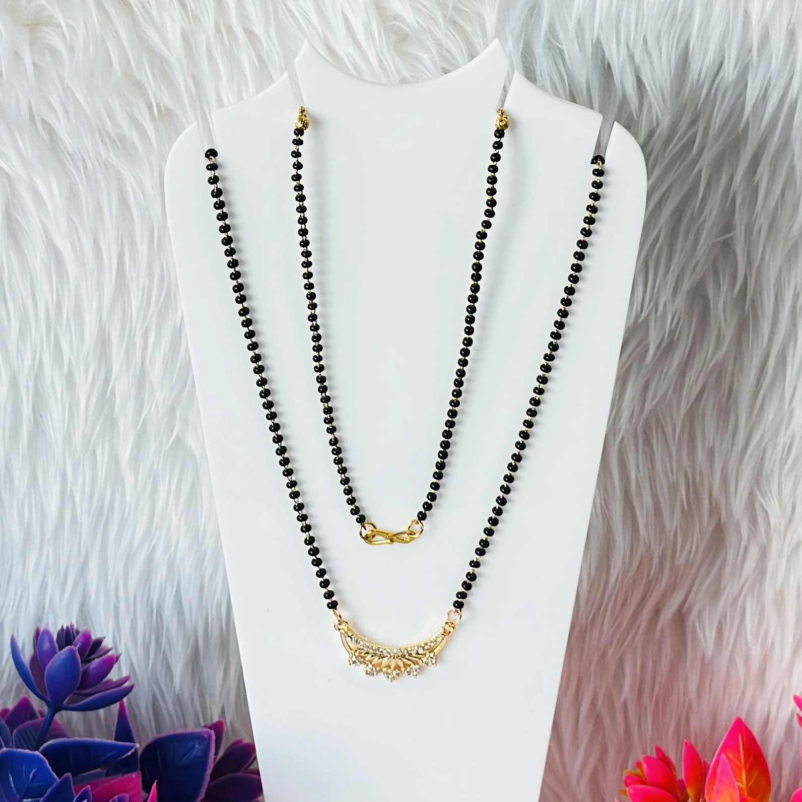 Gold plated mangalsutra