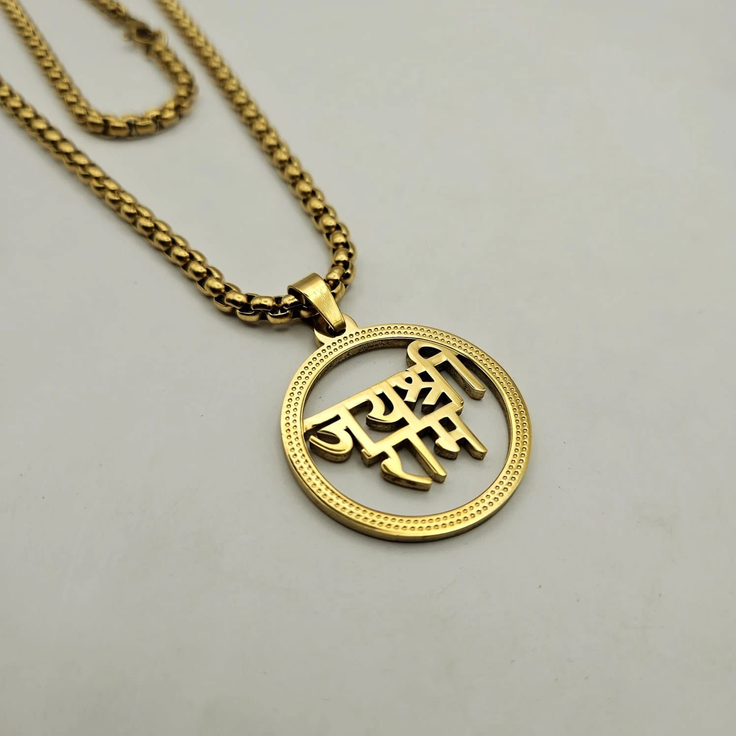 Gold plated pendant
