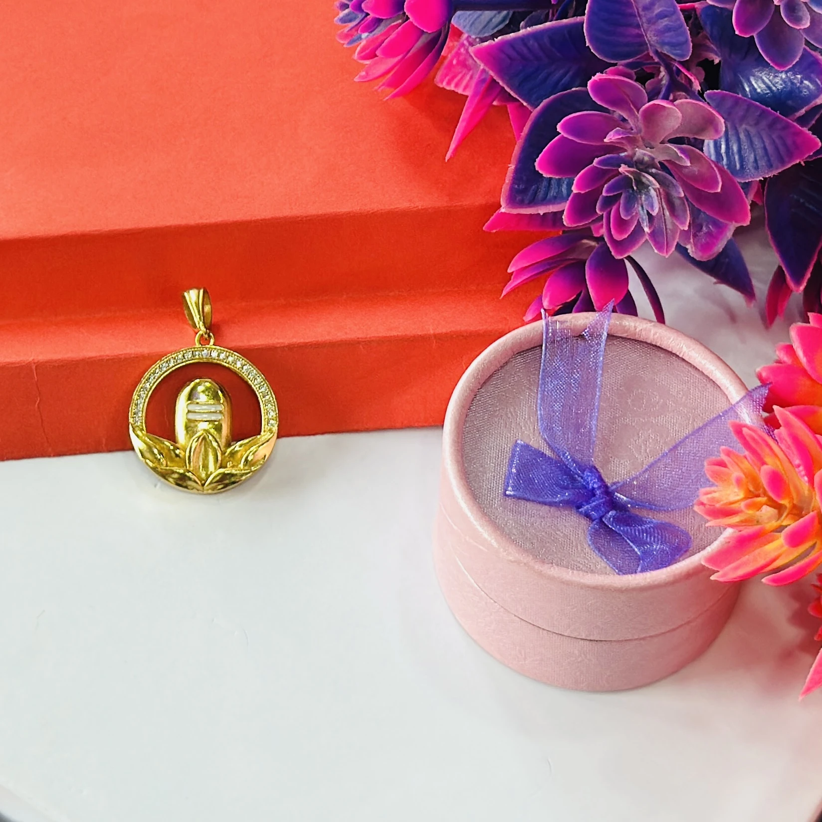 Gold plated pendant