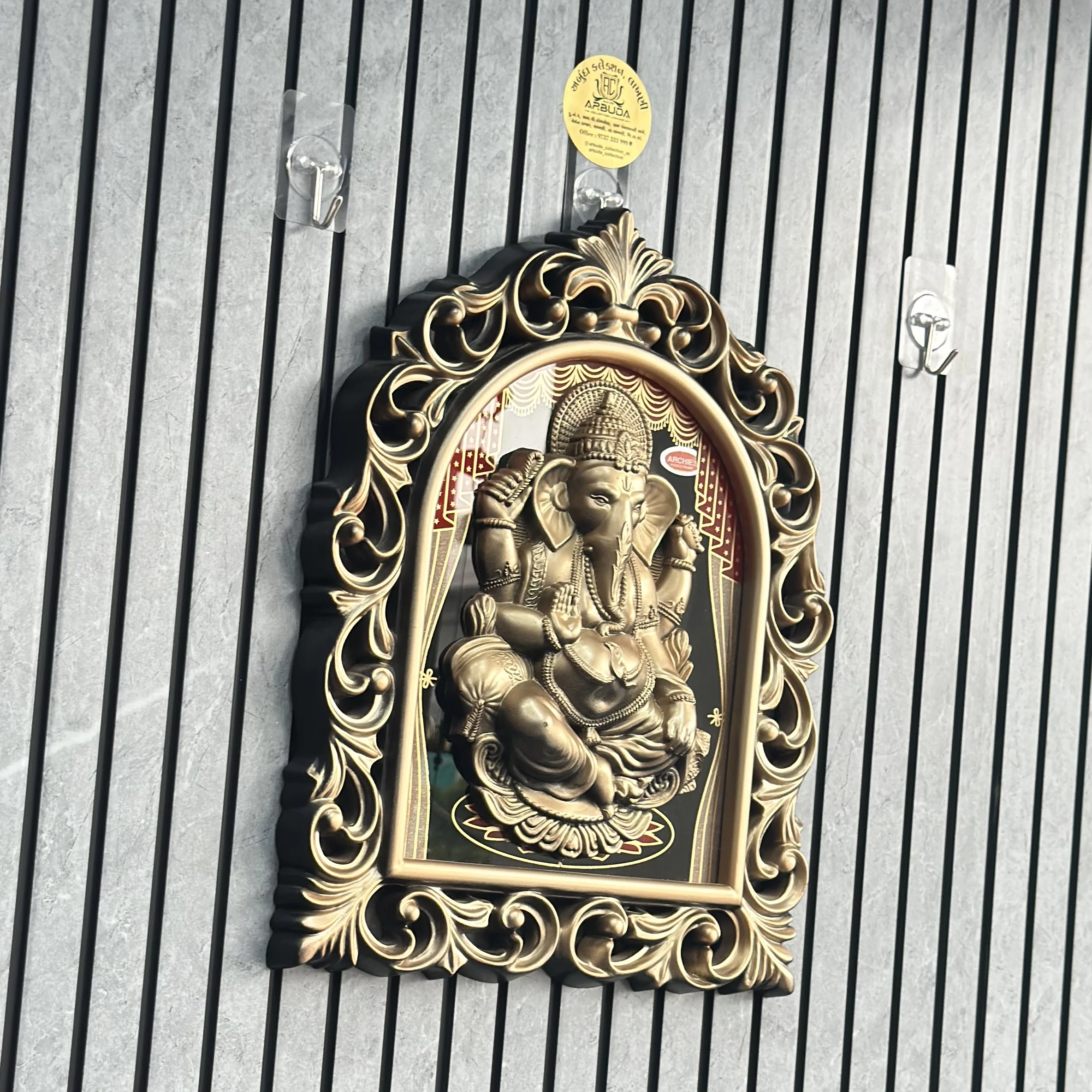 Ganesh Ji Idol Wall Hanging Frame(SKU-6S1RUX)