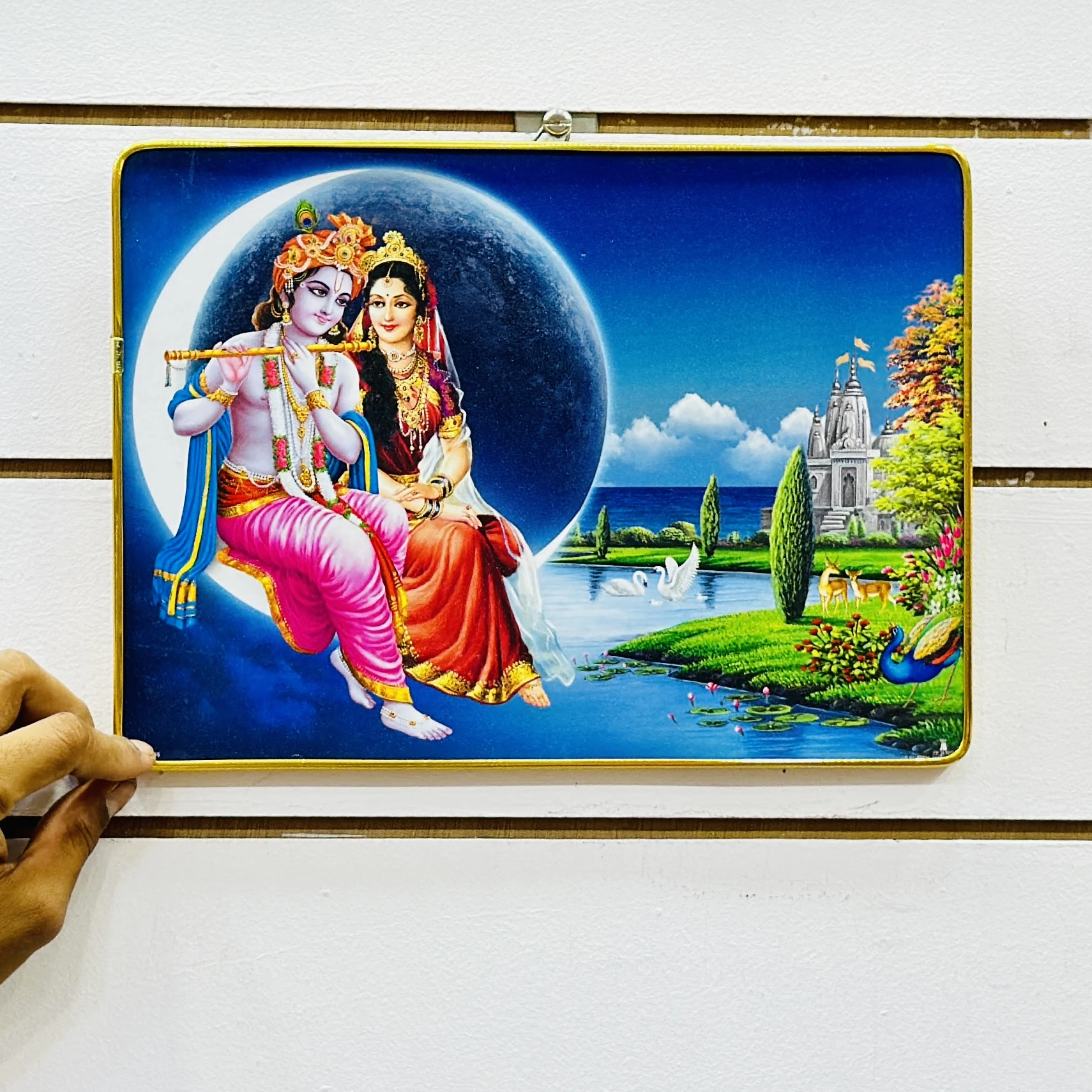 Radha Krishna wall painting…….54FBJE