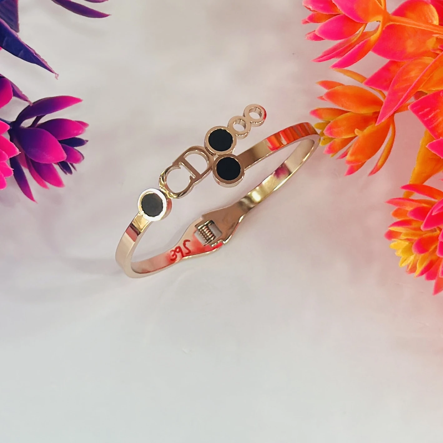 Rose gold-plated bracelet