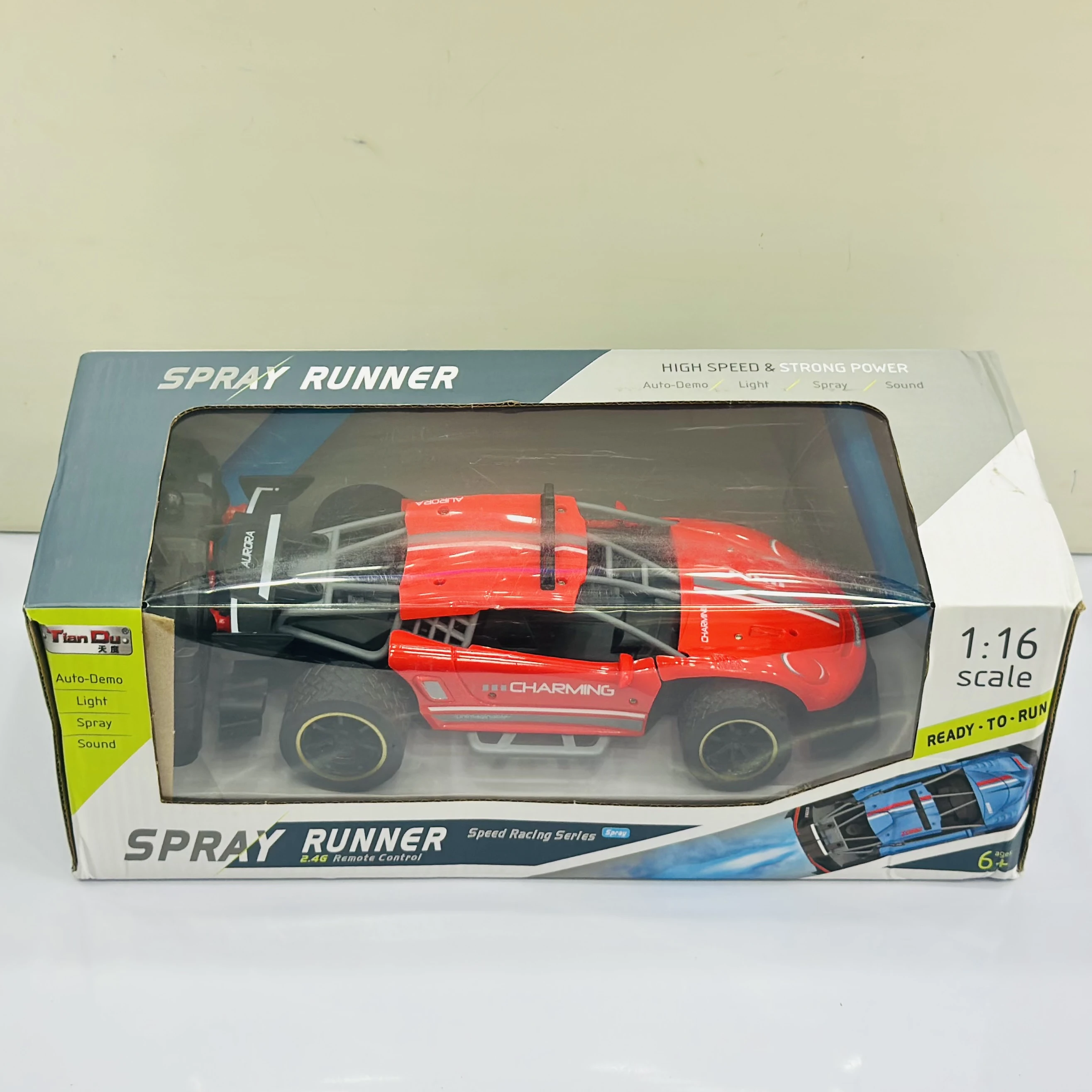 Tian Du "Spray Runner" Speed Racing Series 1:16 scale remote control car.