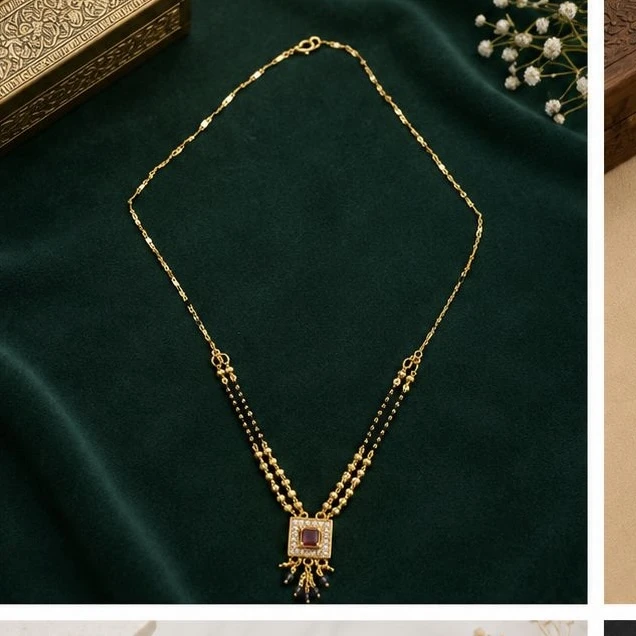 Jewels Nest gold-plated mangalsutra