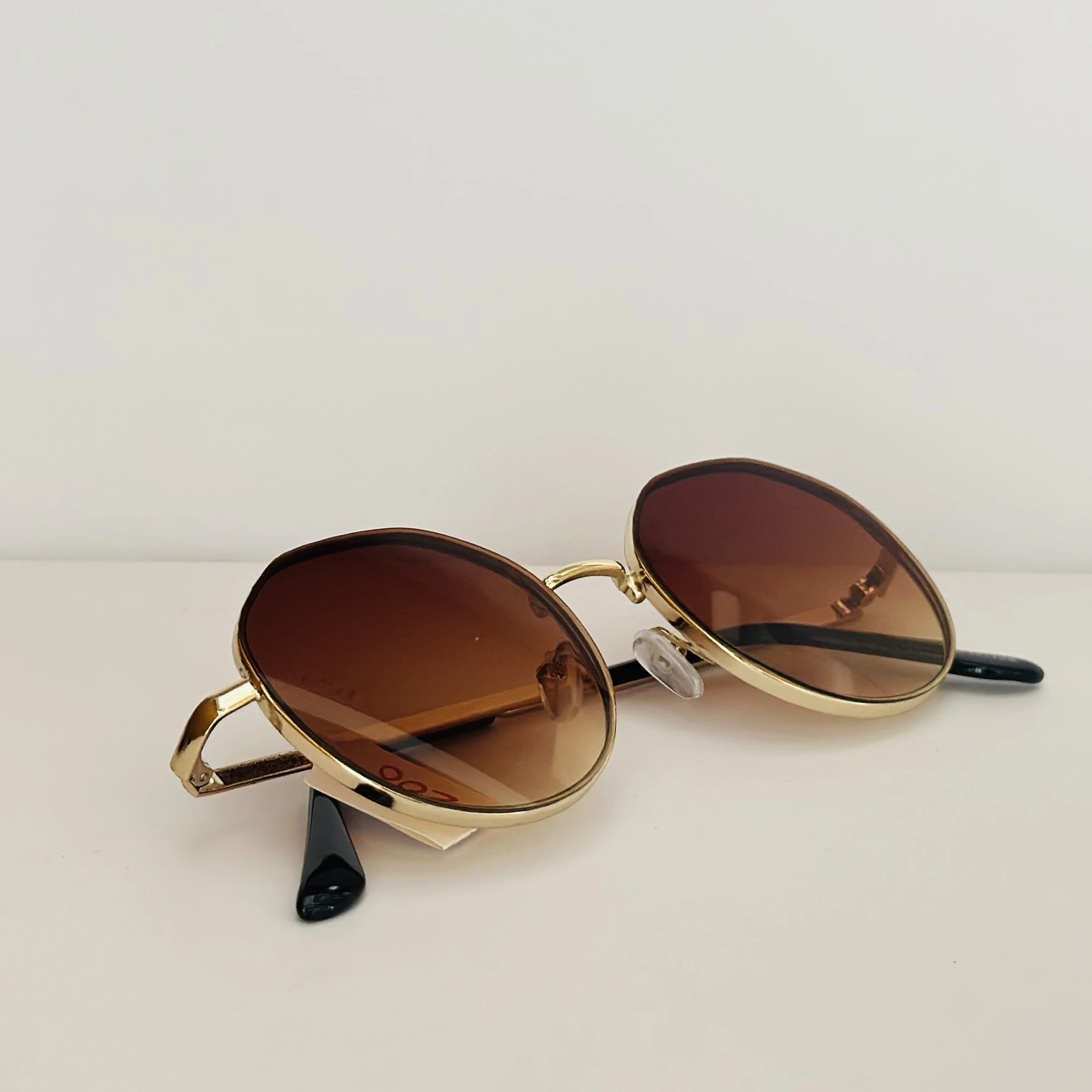 Golden Round Fashion Sunglasses