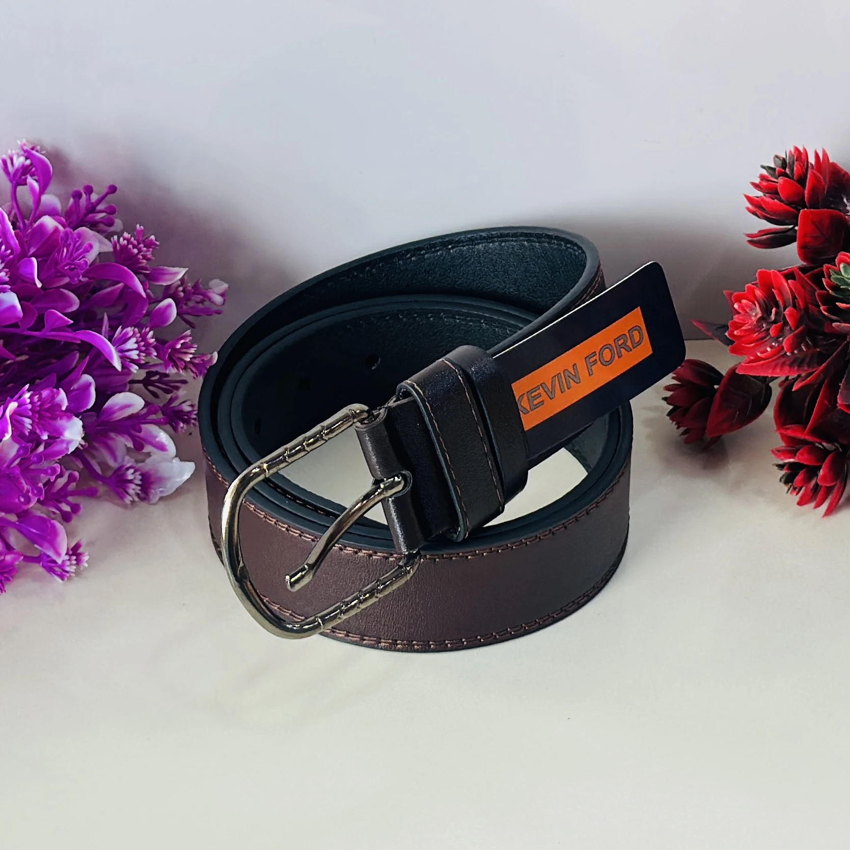 Kevin Ford men's PU leather belt