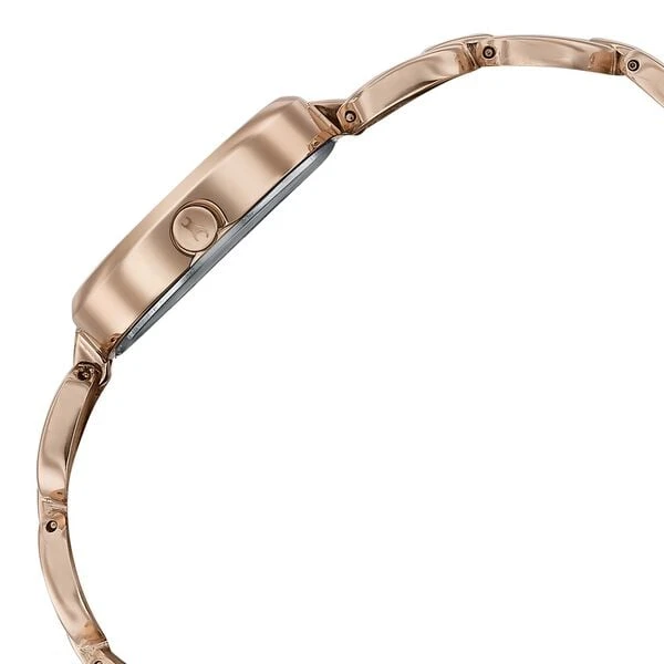 Fastrack Style Up Quartz Analog Mother Of Pearl Dial Rose Gold Metal Strap Watch For Girls Model No.6309WM01