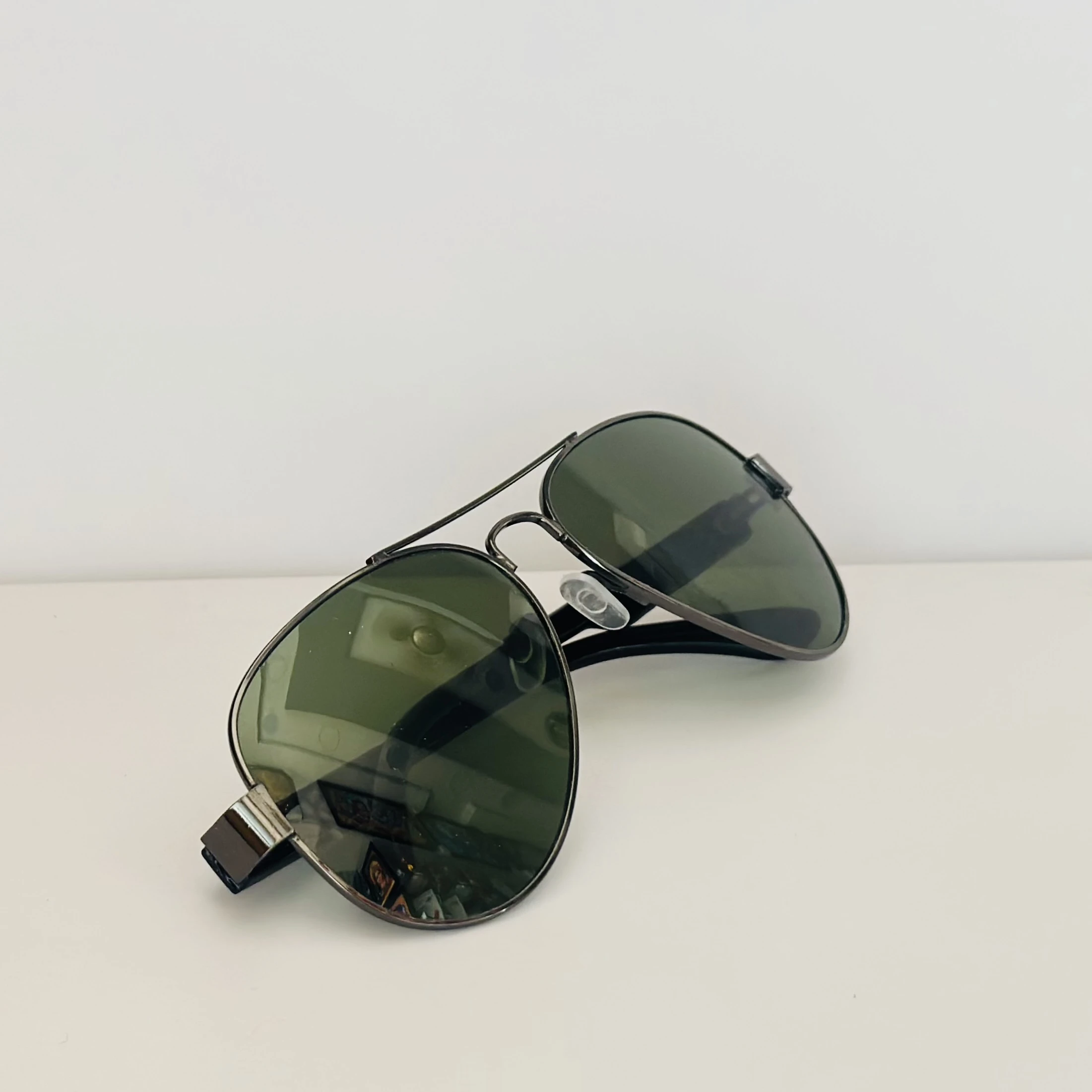 Black aviator sunglasses