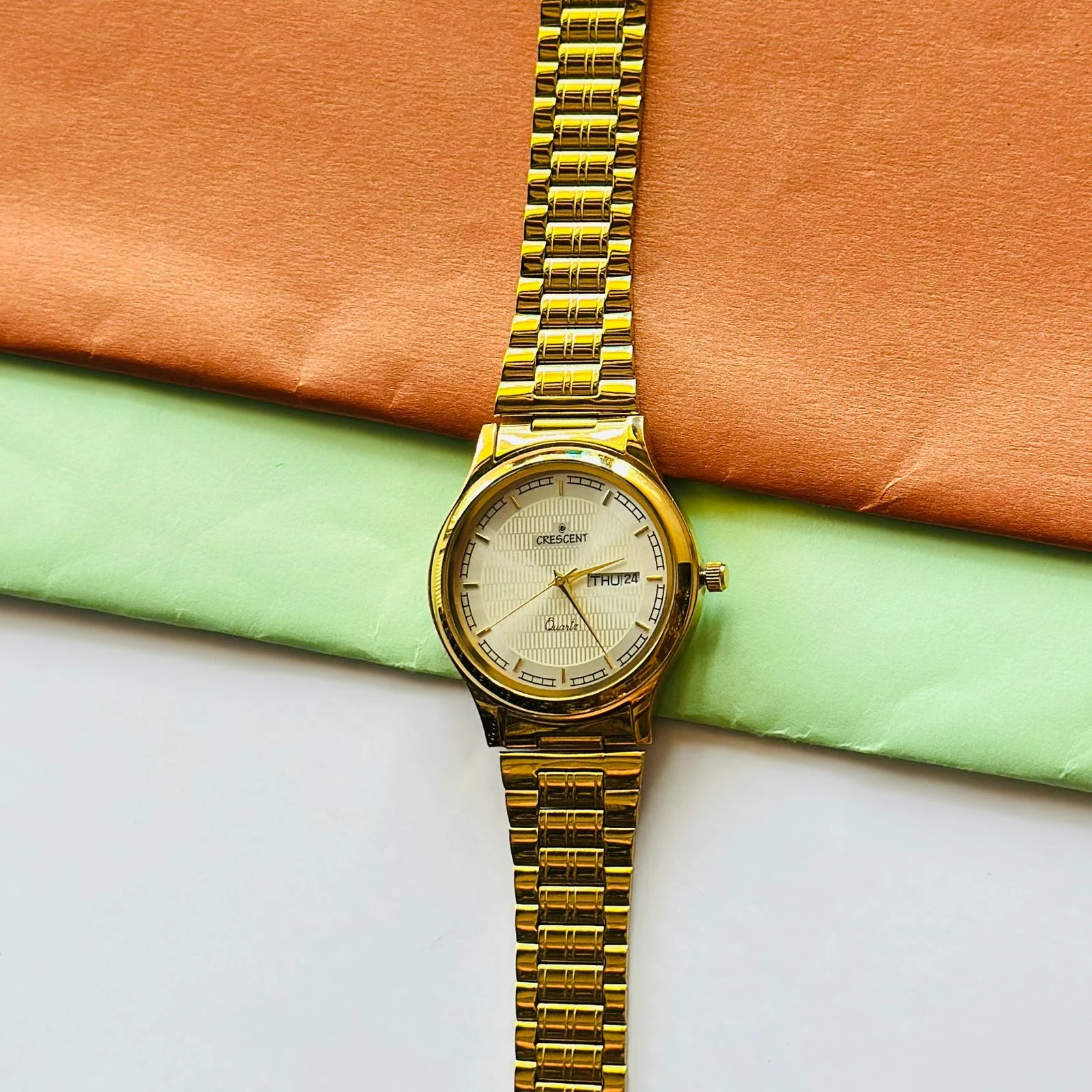 Crescent Analog watch