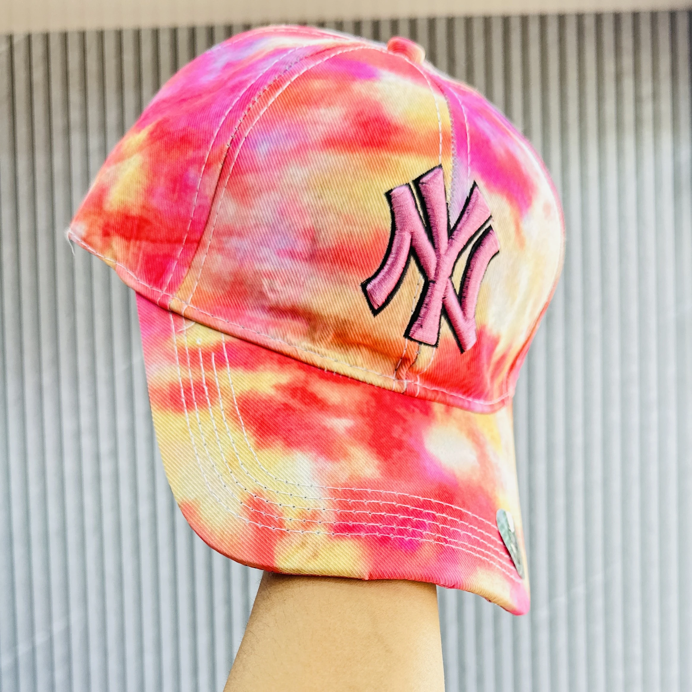 New York Yankees Tie Dye Clean Up MF Multi Dad Cap.