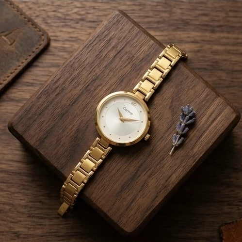 Quartz analoge watch for girls