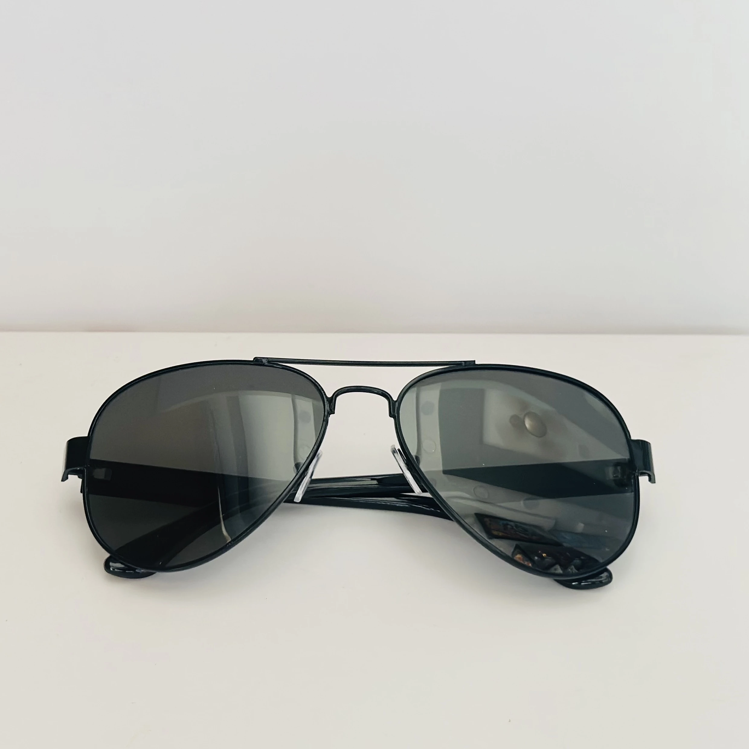 Black aviator sunglasses
