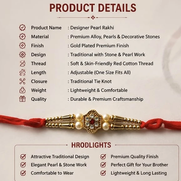 Royal Design Rakhi