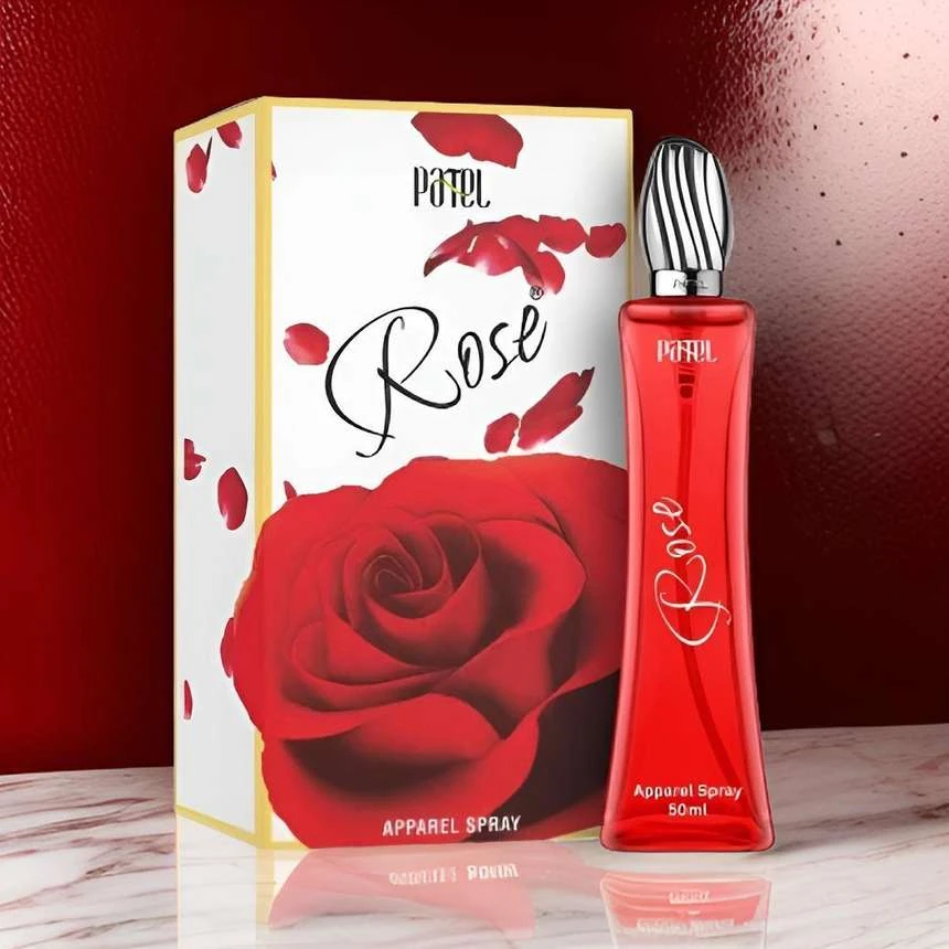 Patel Rose Apparel Spray, a 50 ml scented body and clothing fragrance